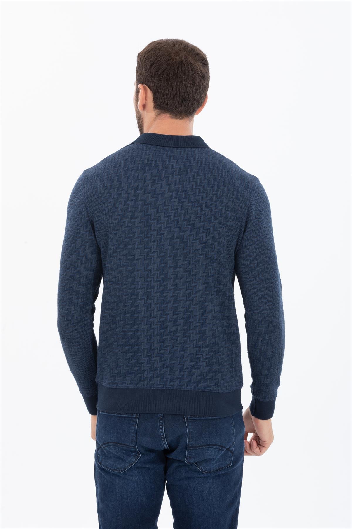 Polo Yaka Sweatshirt 