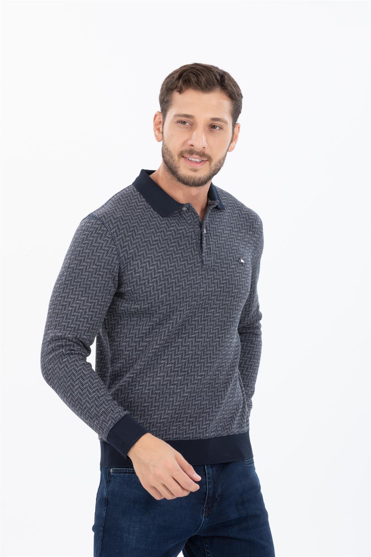 Polo Yaka Sweatshirt 