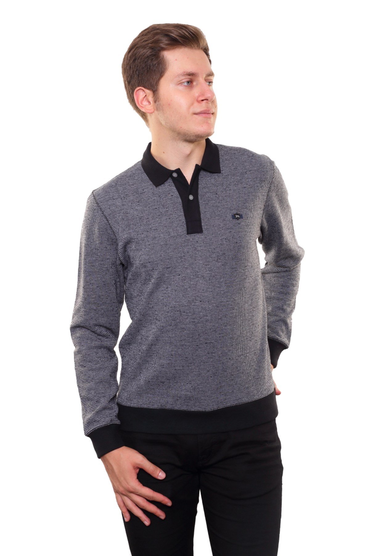 Polo Yaka Sweatshirt 