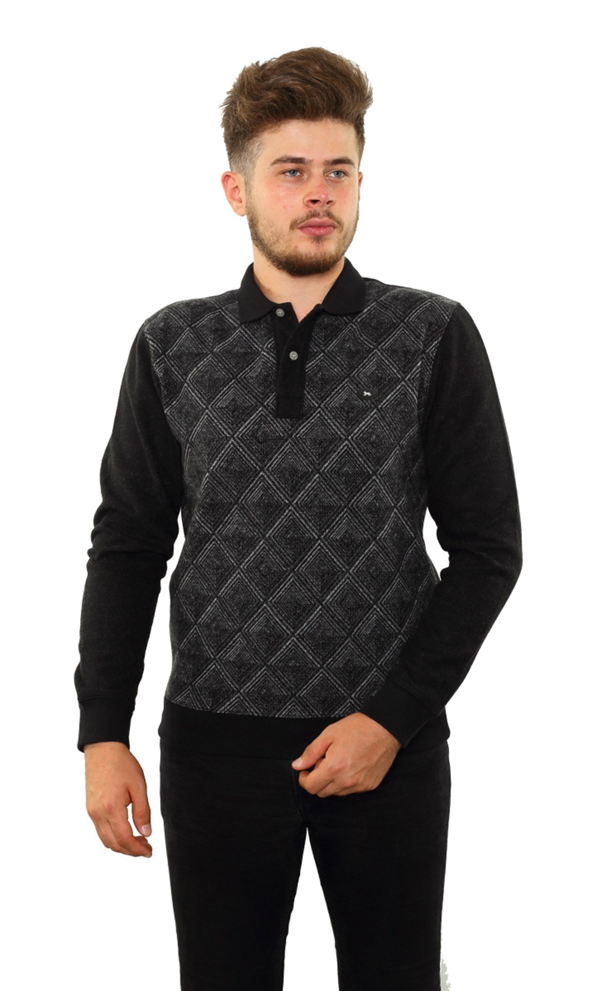 Polo Yaka Sweatshirt 