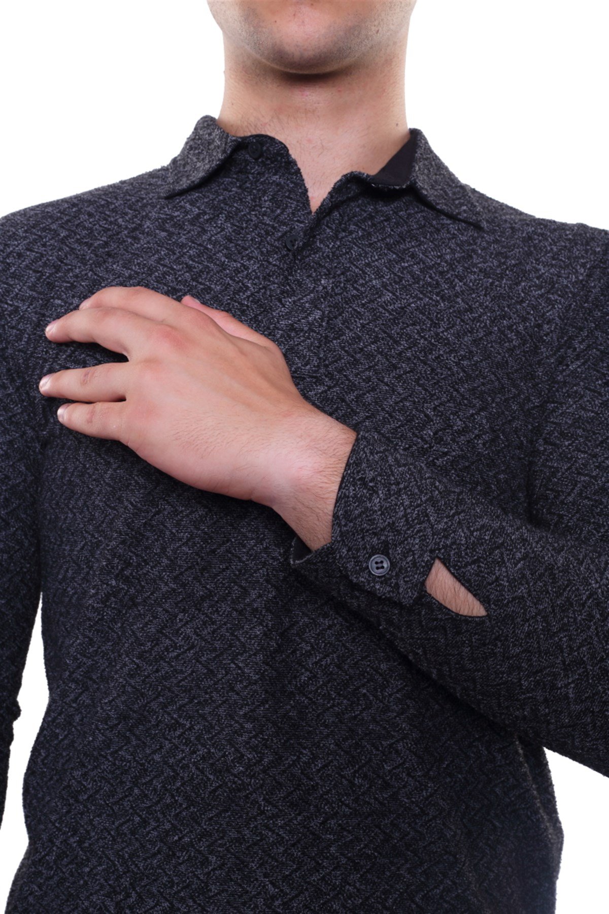 Polo Yaka Sweatshirt 