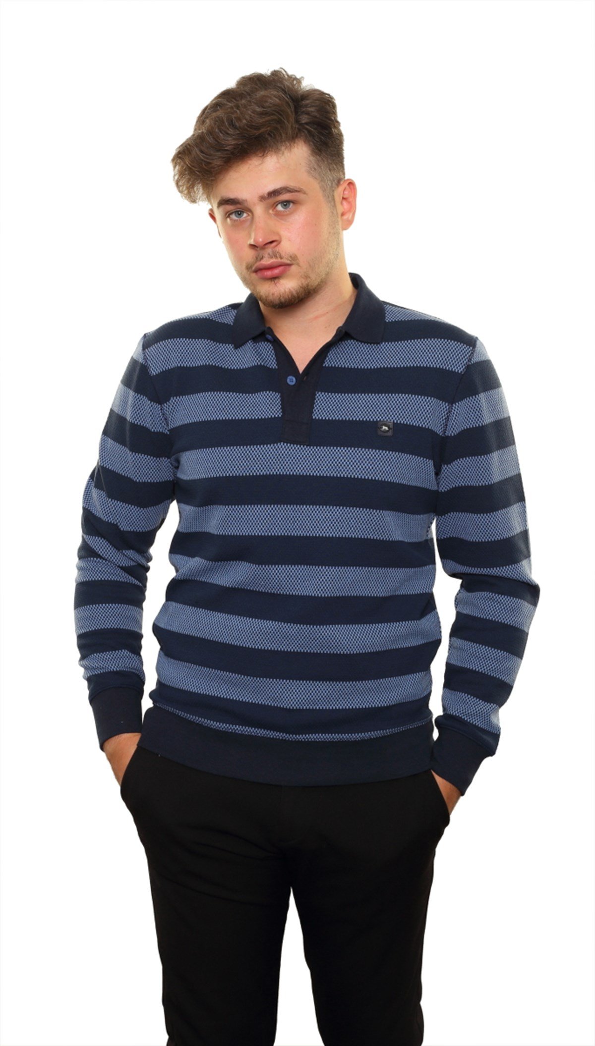 Polo Yaka Sweatshirt 