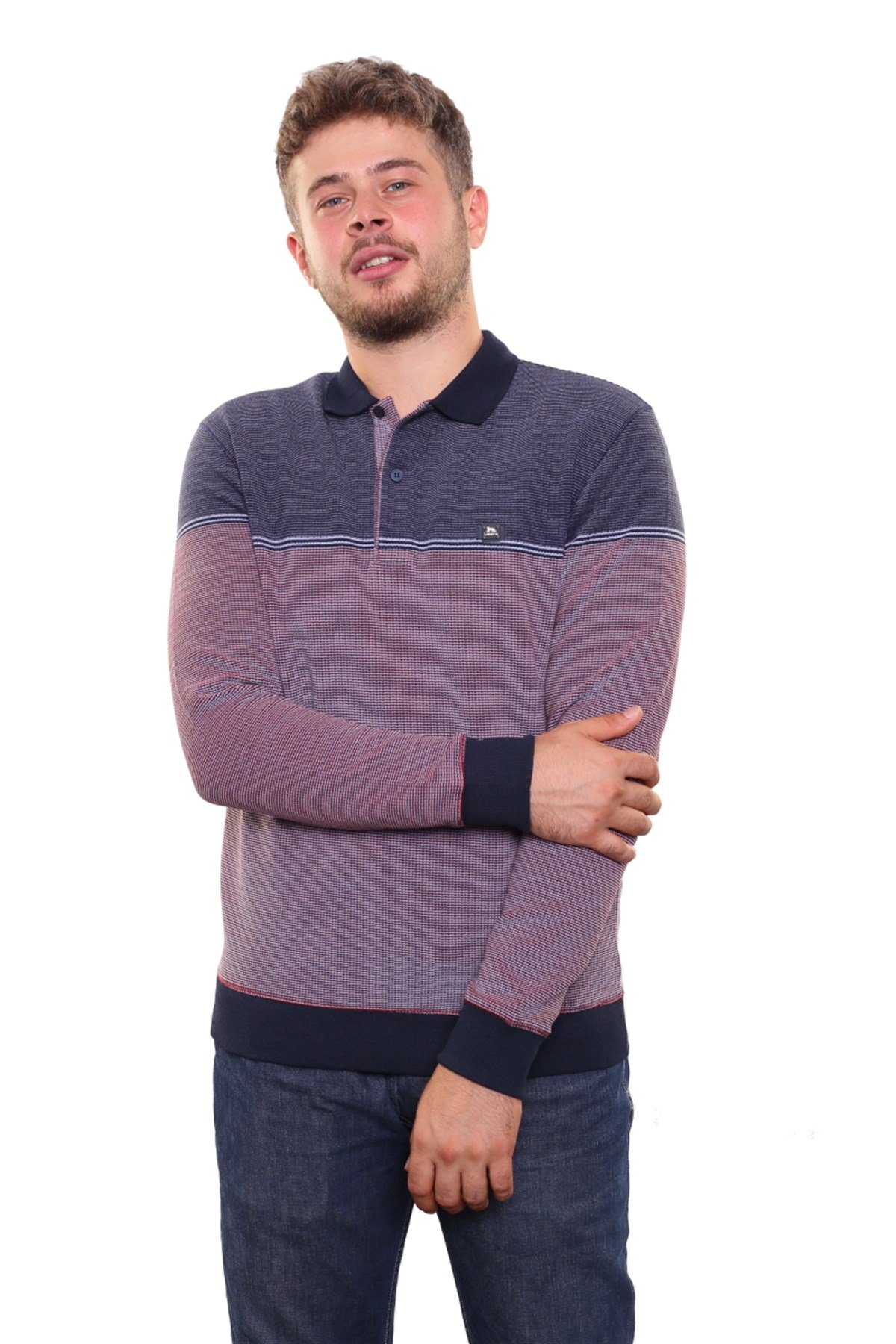 Polo Yaka Sweatshirt 