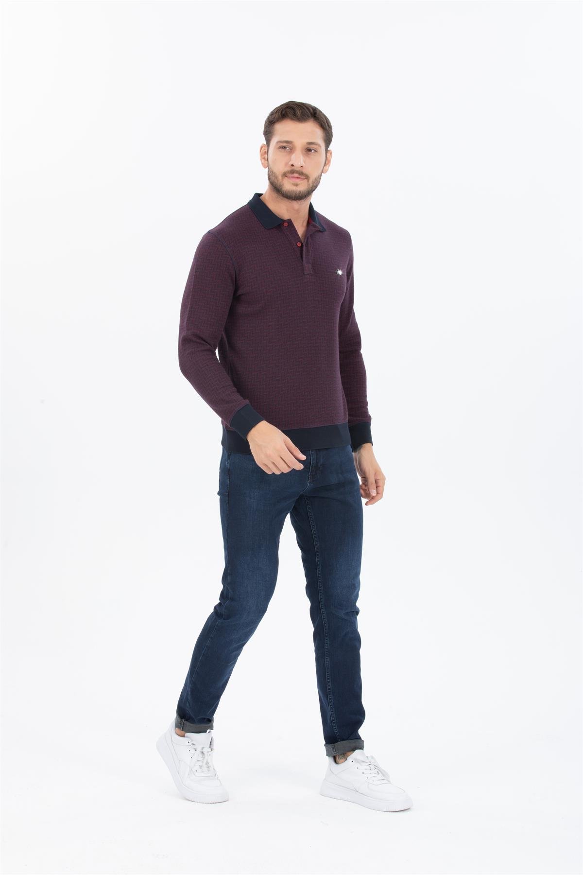 Polo Yaka Sweatshirt 