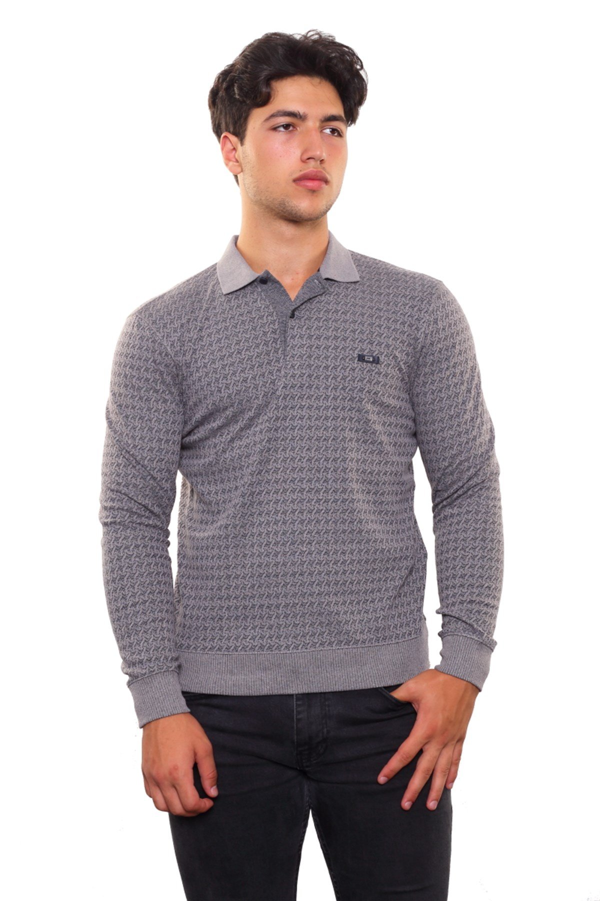 Polo Yaka Sweatshirt 