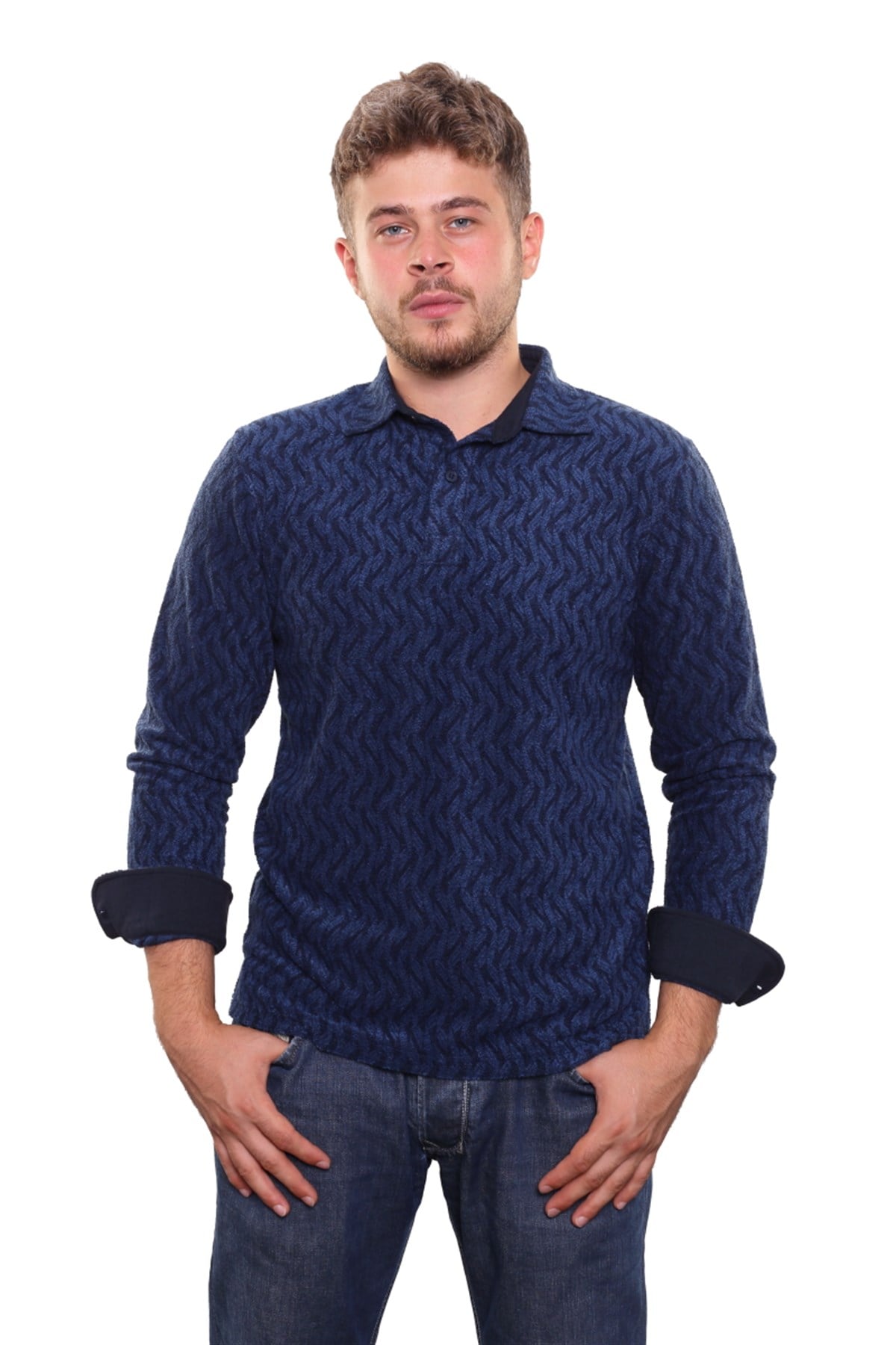 Polo Yaka Sweatshirt 