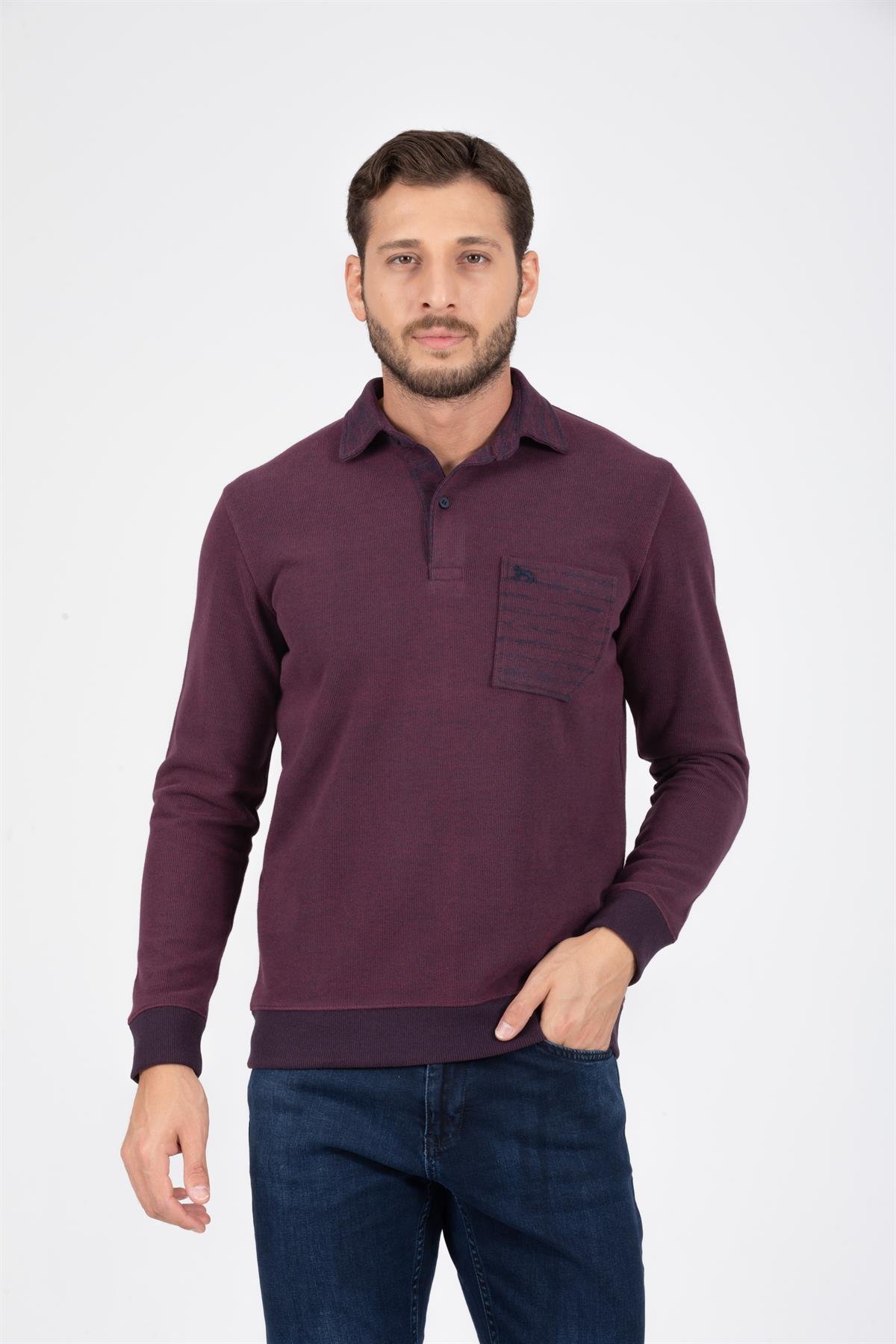 Polo Yaka Sweatshirt 
