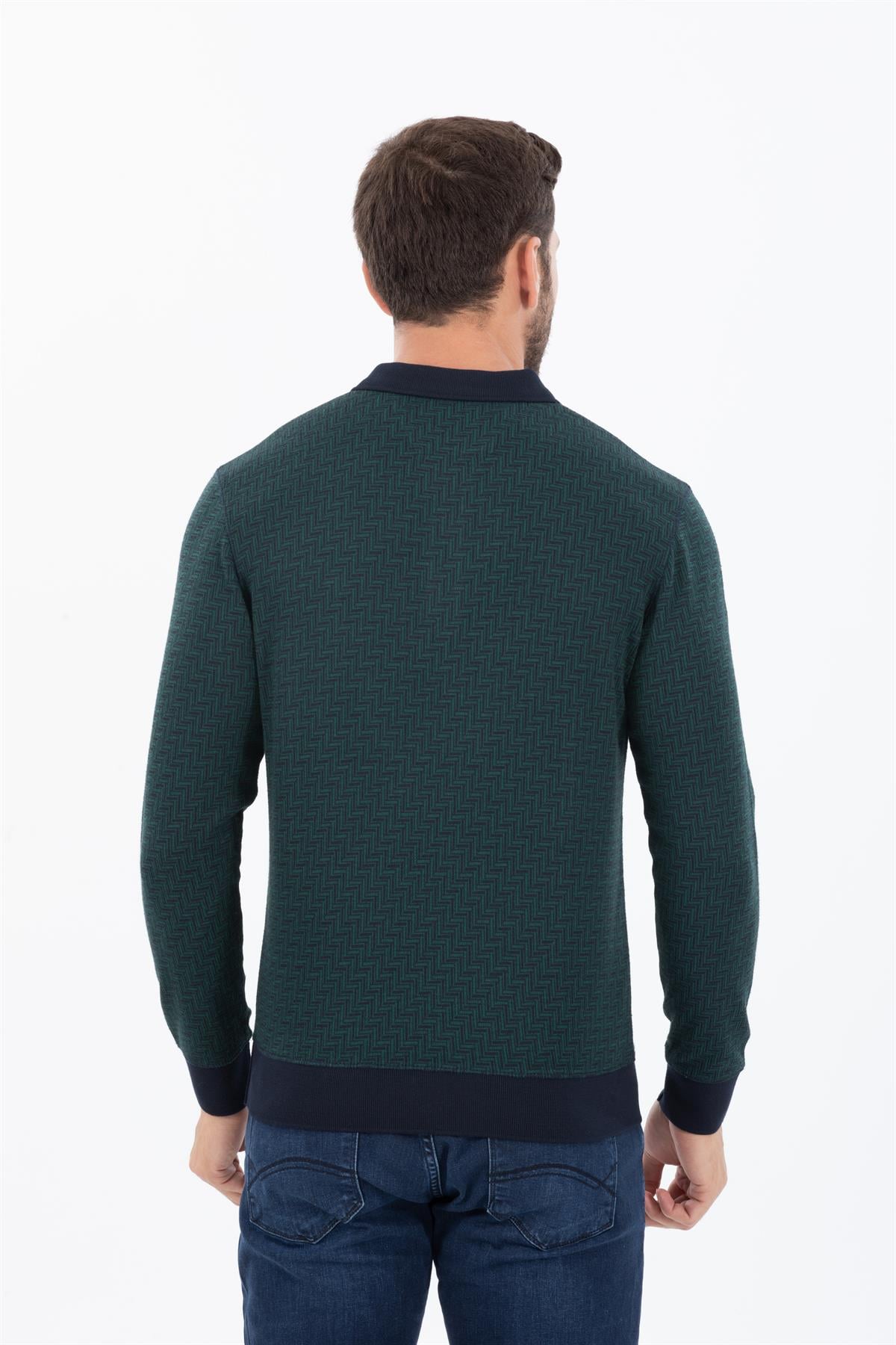 Polo Yaka Sweatshirt 