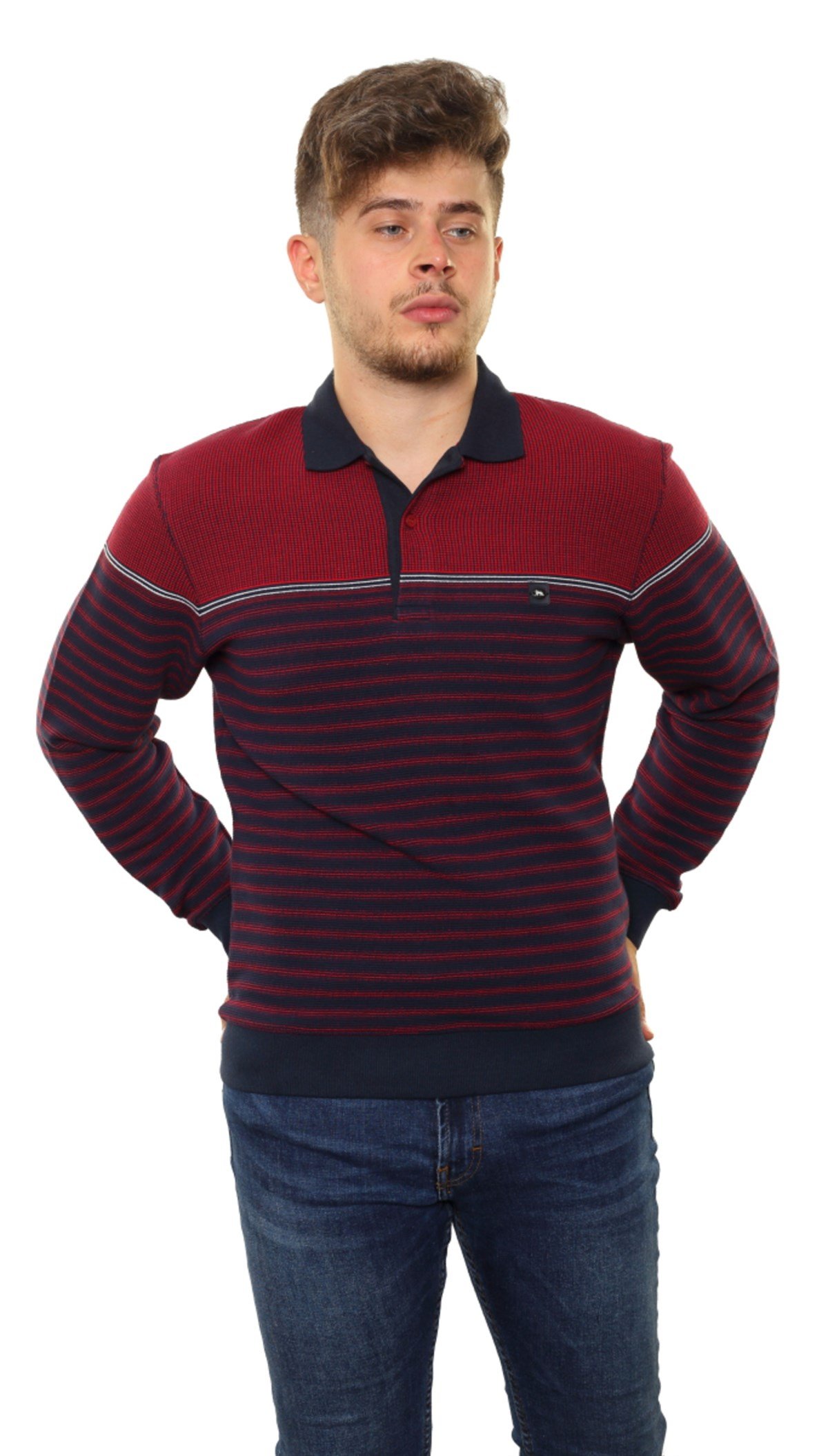 Polo Yaka Sweatshirt 