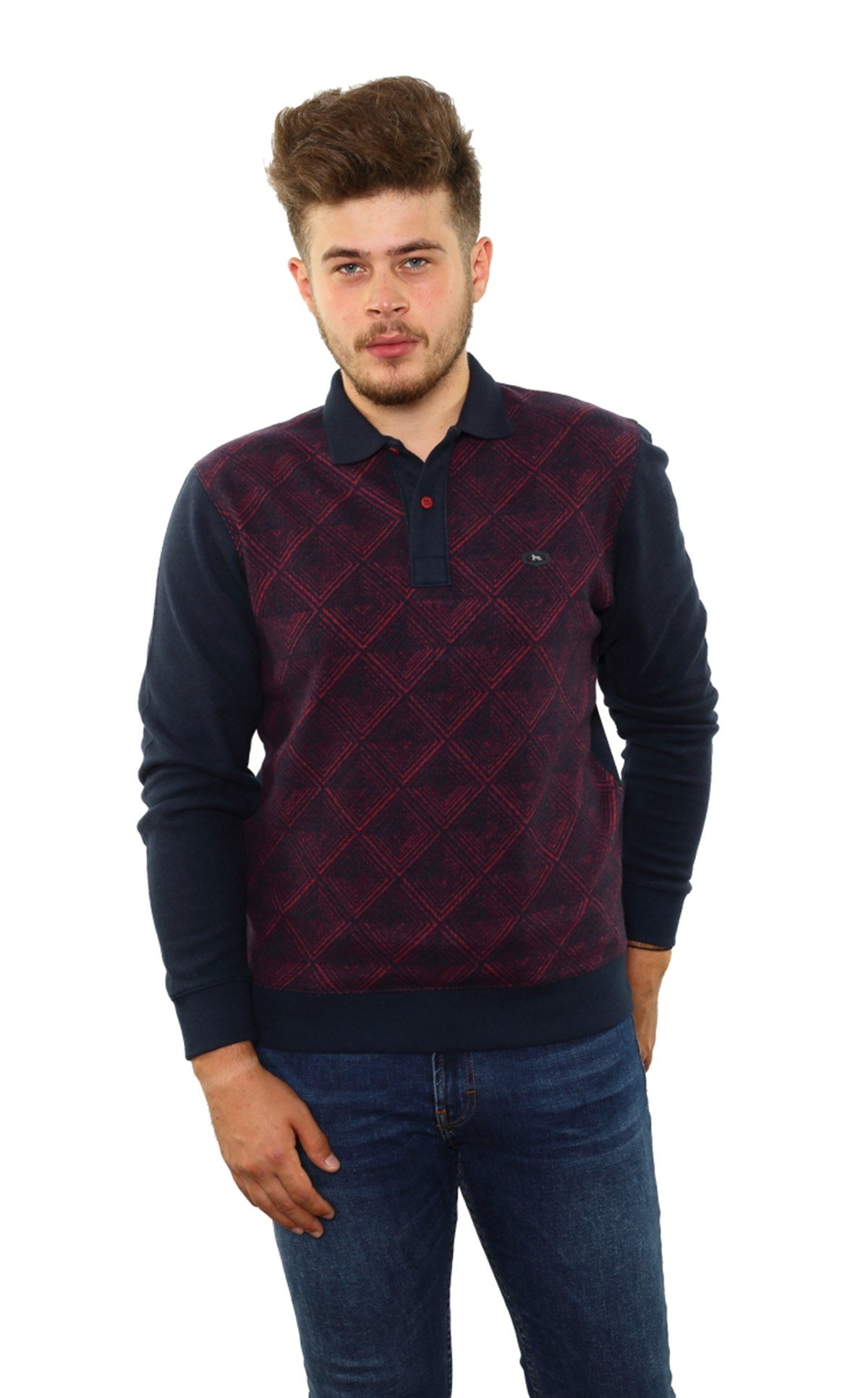 Polo Yaka Sweatshirt 