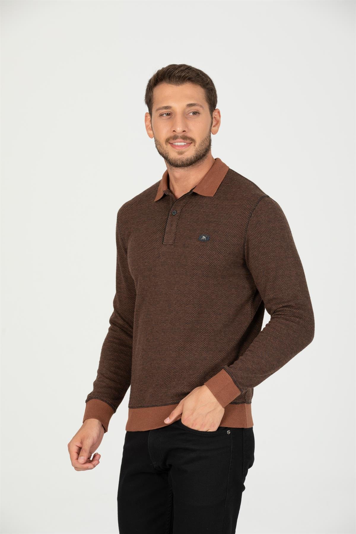 Polo Yaka Sweatshirt 