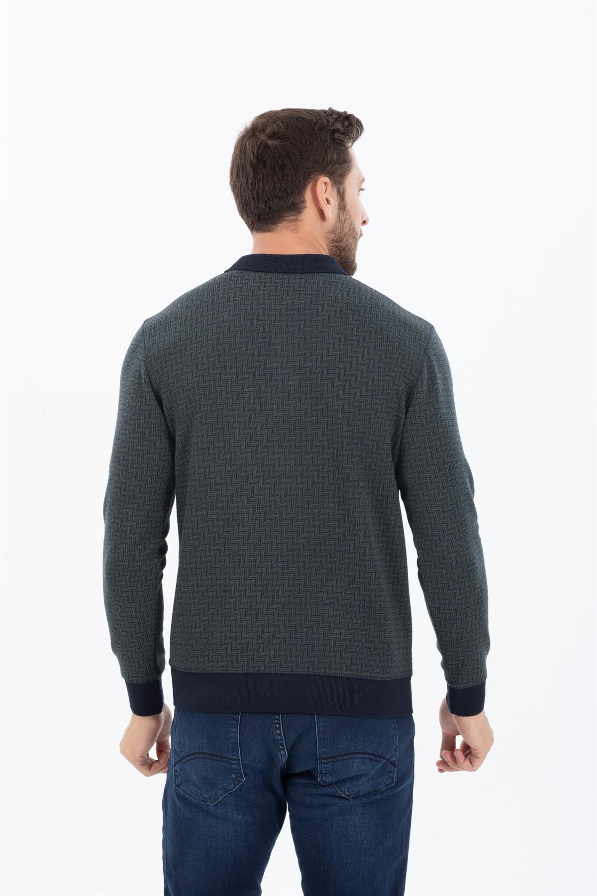 Polo Yaka Sweatshirt 