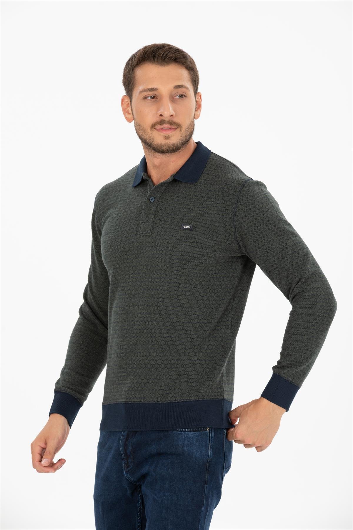 Polo Yaka Sweatshirt 
