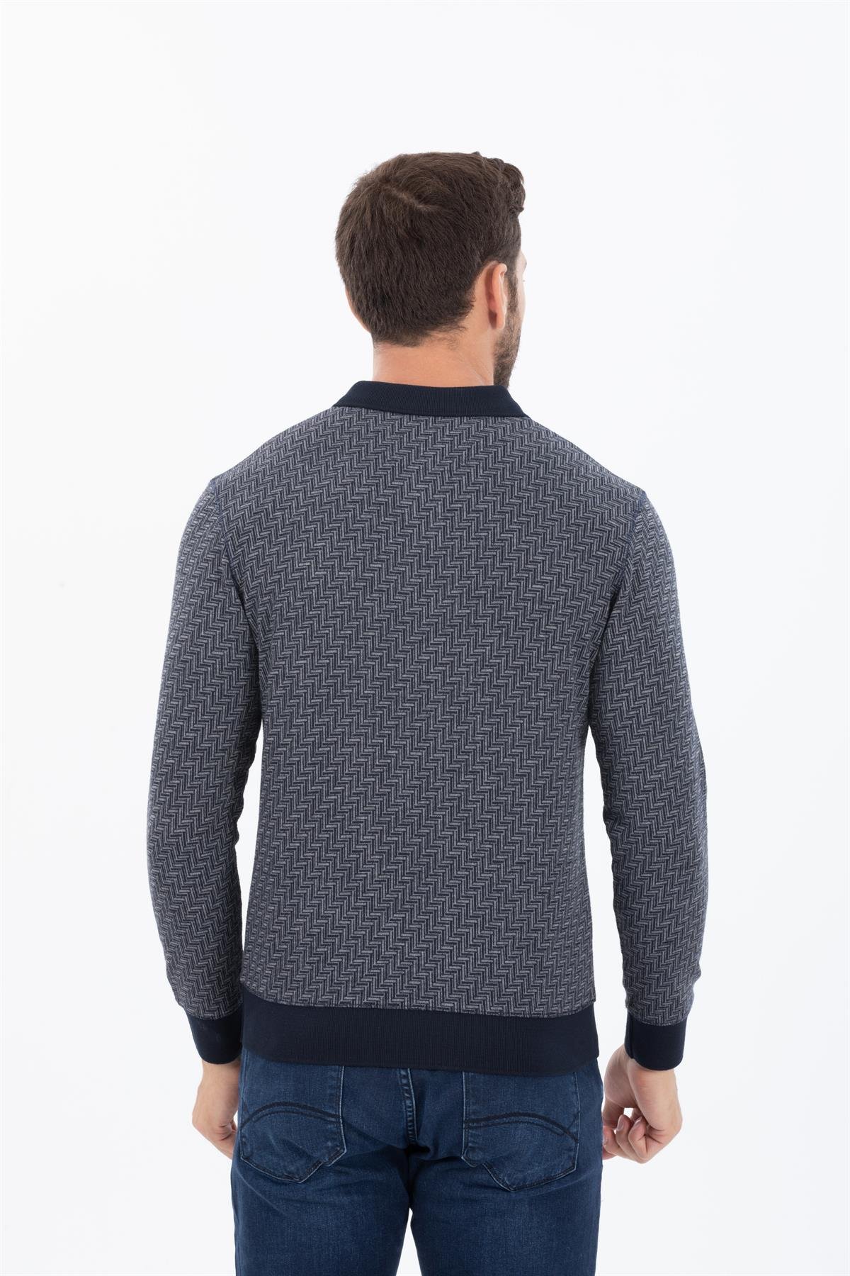 Polo Yaka Sweatshirt 