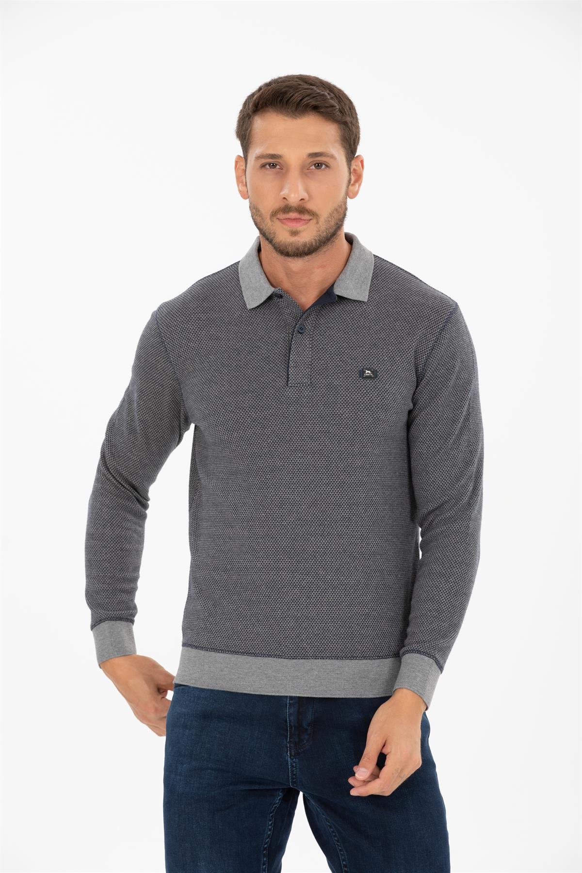 Polo Yaka Sweatshirt 