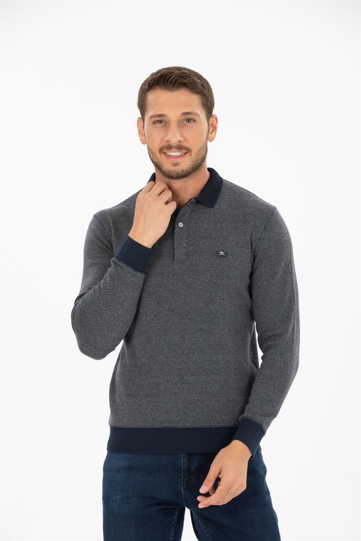 Polo Yaka Sweatshirt 