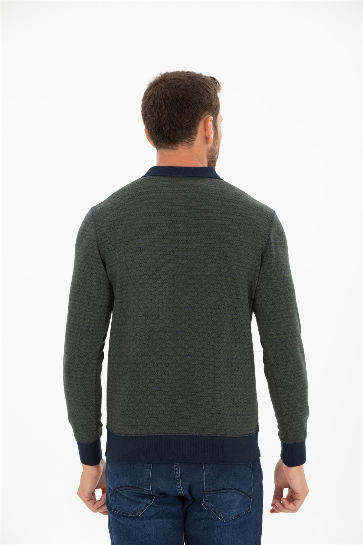 Polo Yaka Sweatshirt 