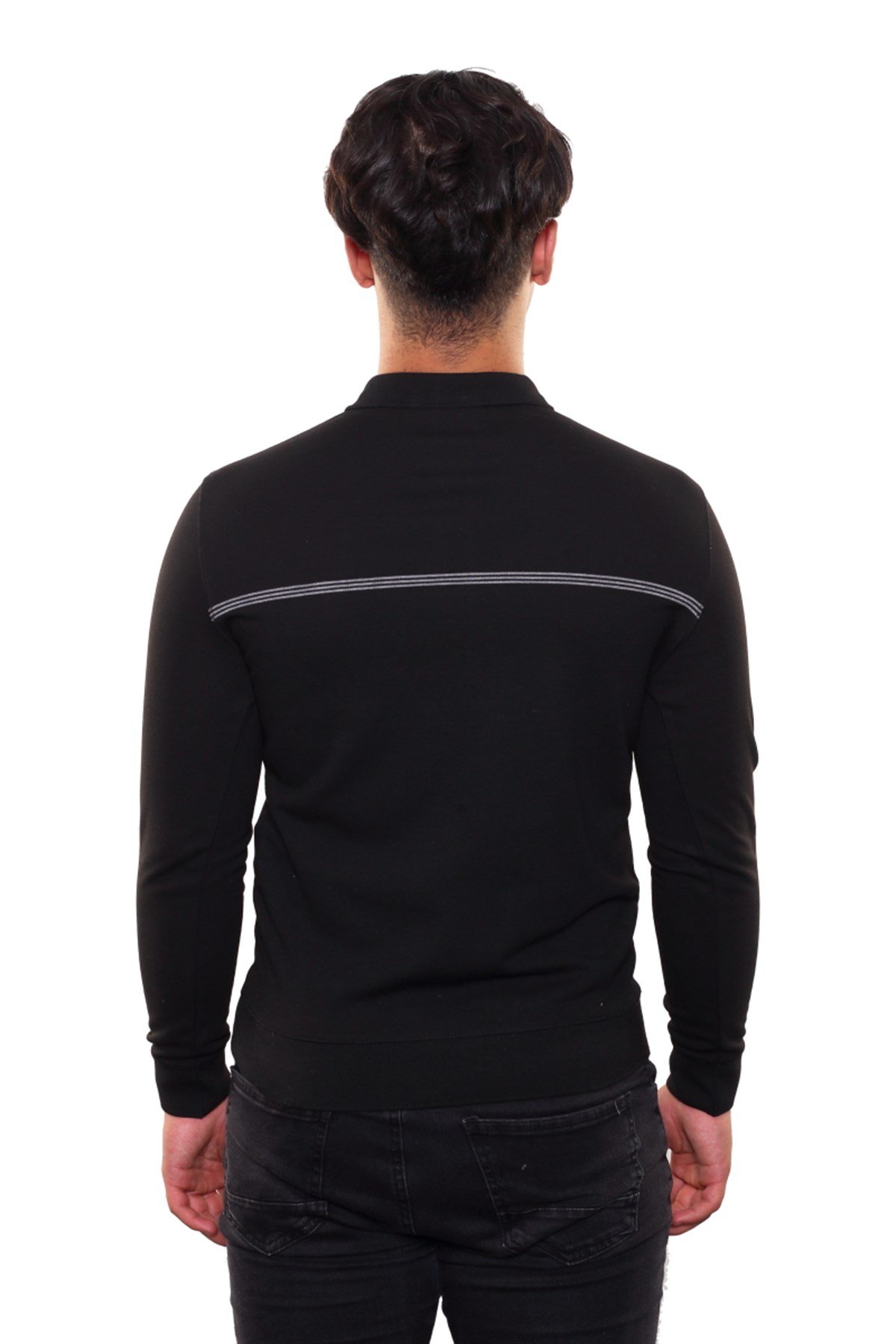 Polo Yaka Sweatshirt 