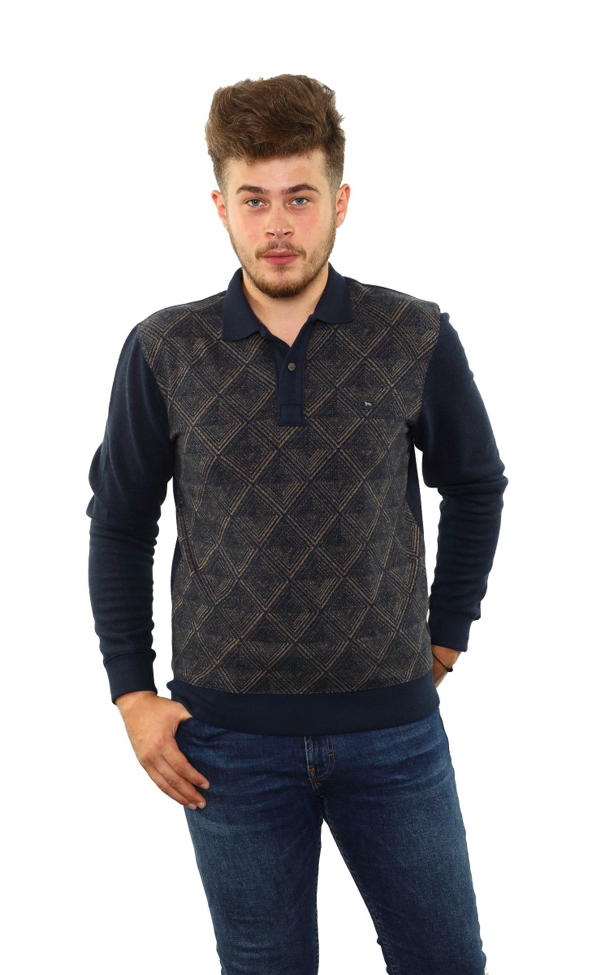 Polo Yaka Sweatshirt 