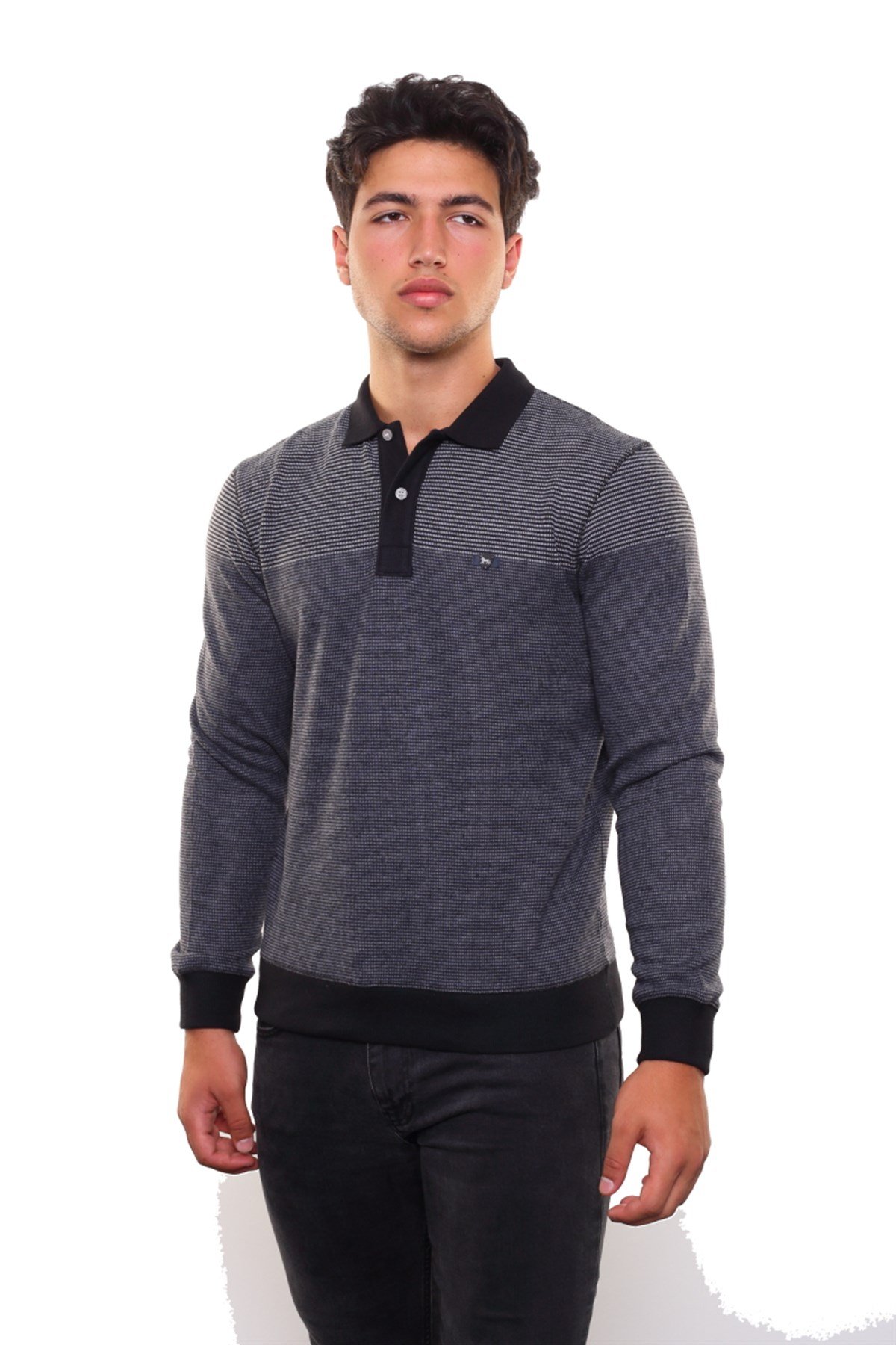Polo Yaka Sweatshirt 
