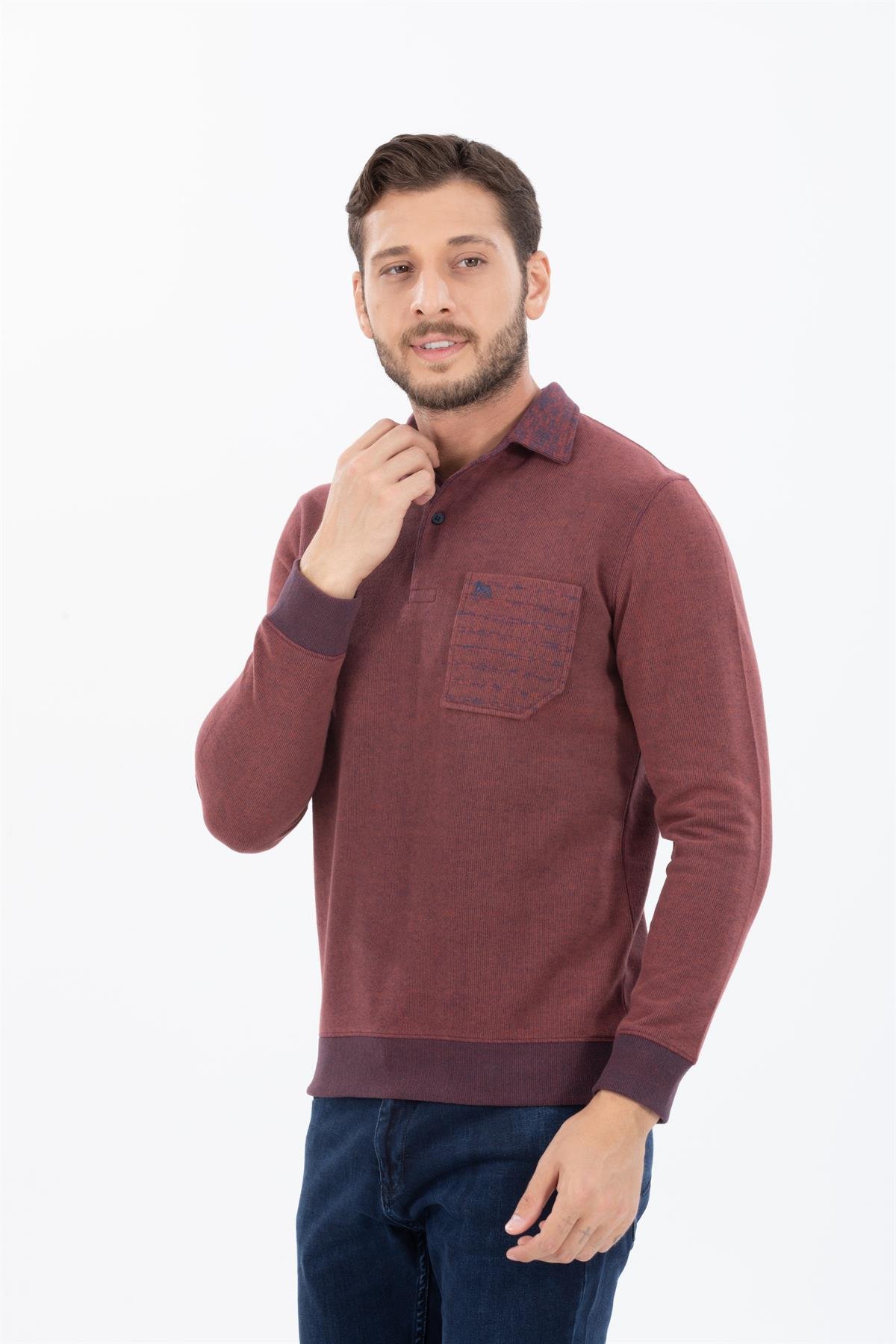 Polo Yaka Sweatshirt 