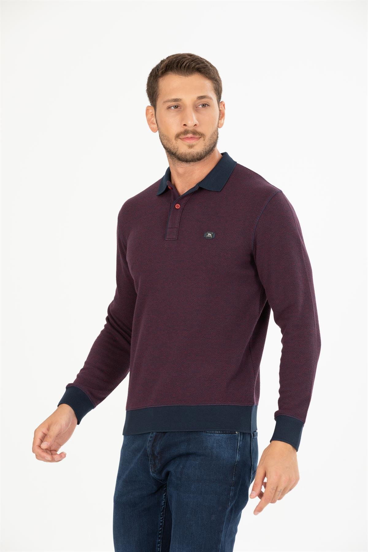Polo Yaka Sweatshirt 