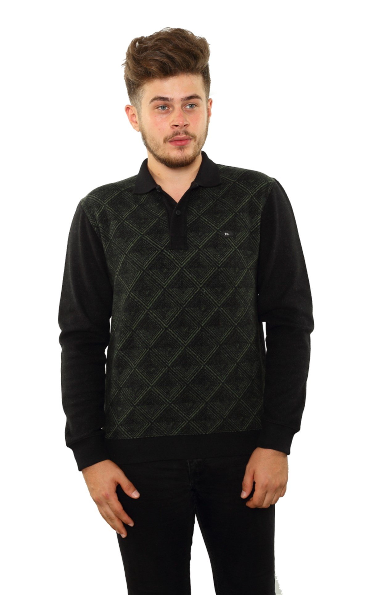 Polo Yaka Sweatshirt 