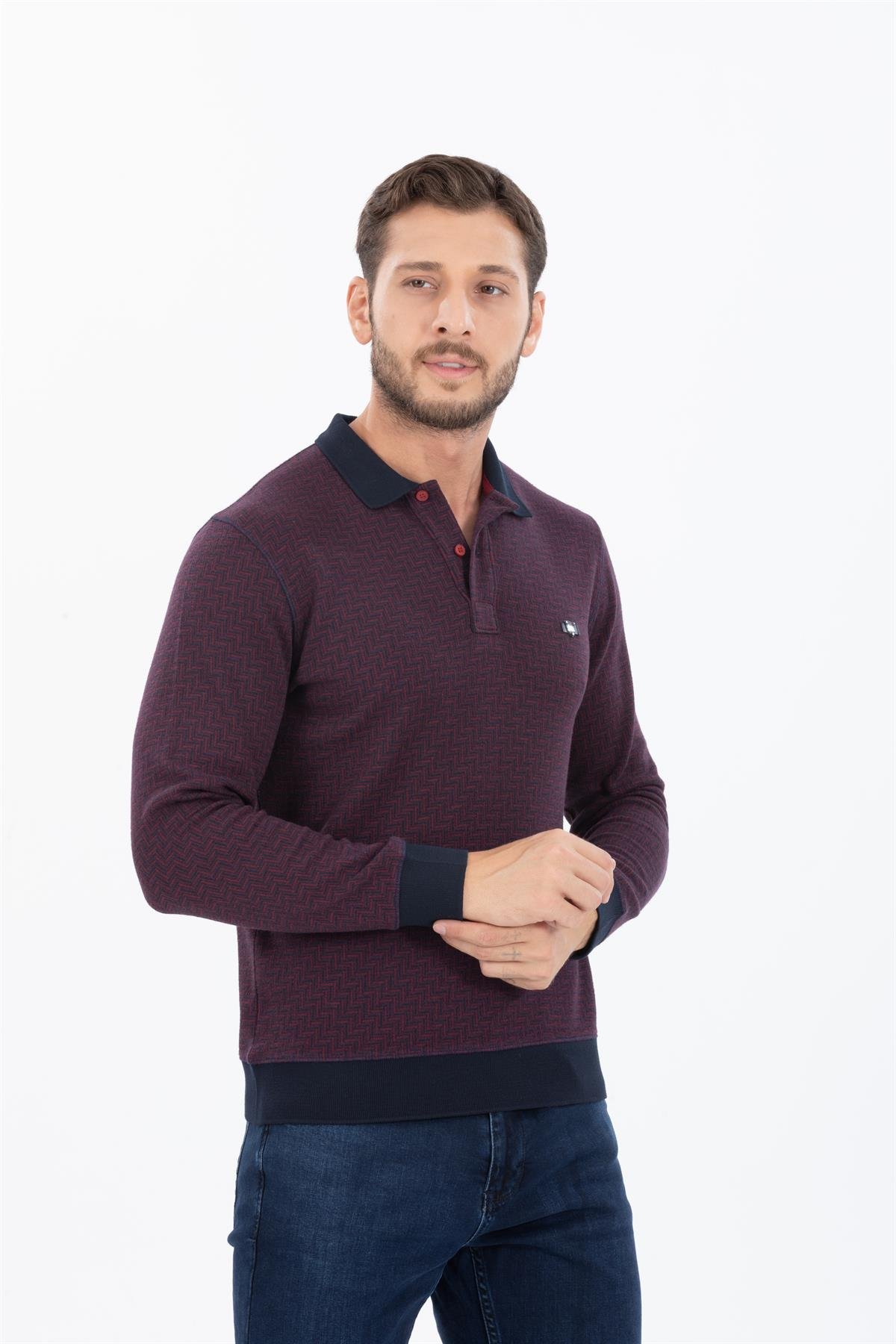 Polo Yaka Sweatshirt 