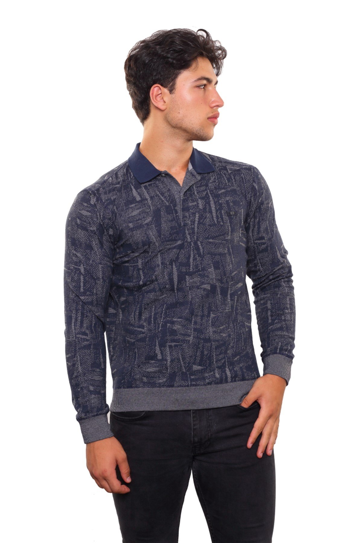Polo Yaka Sweatshirt 