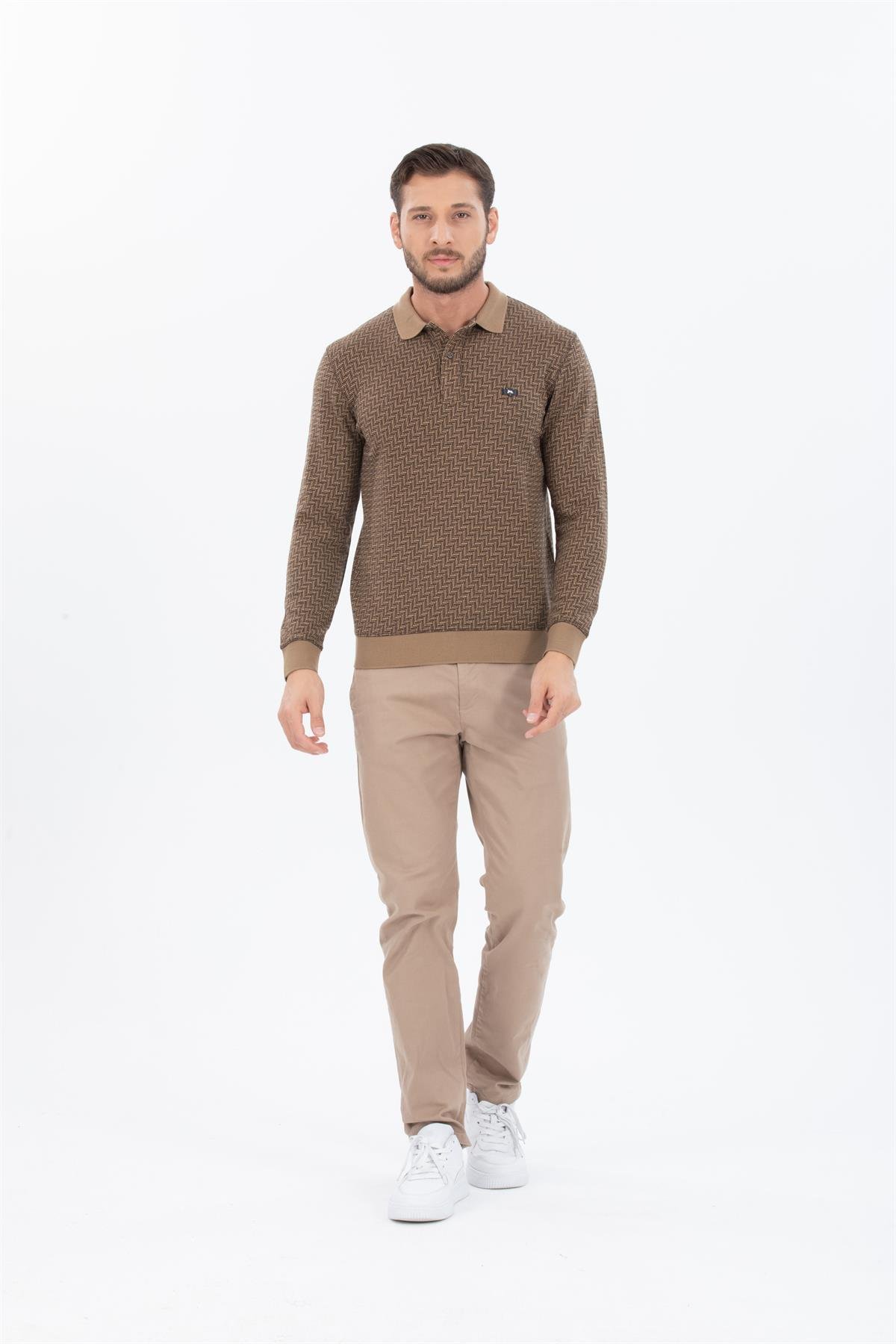 Polo Yaka Sweatshirt 