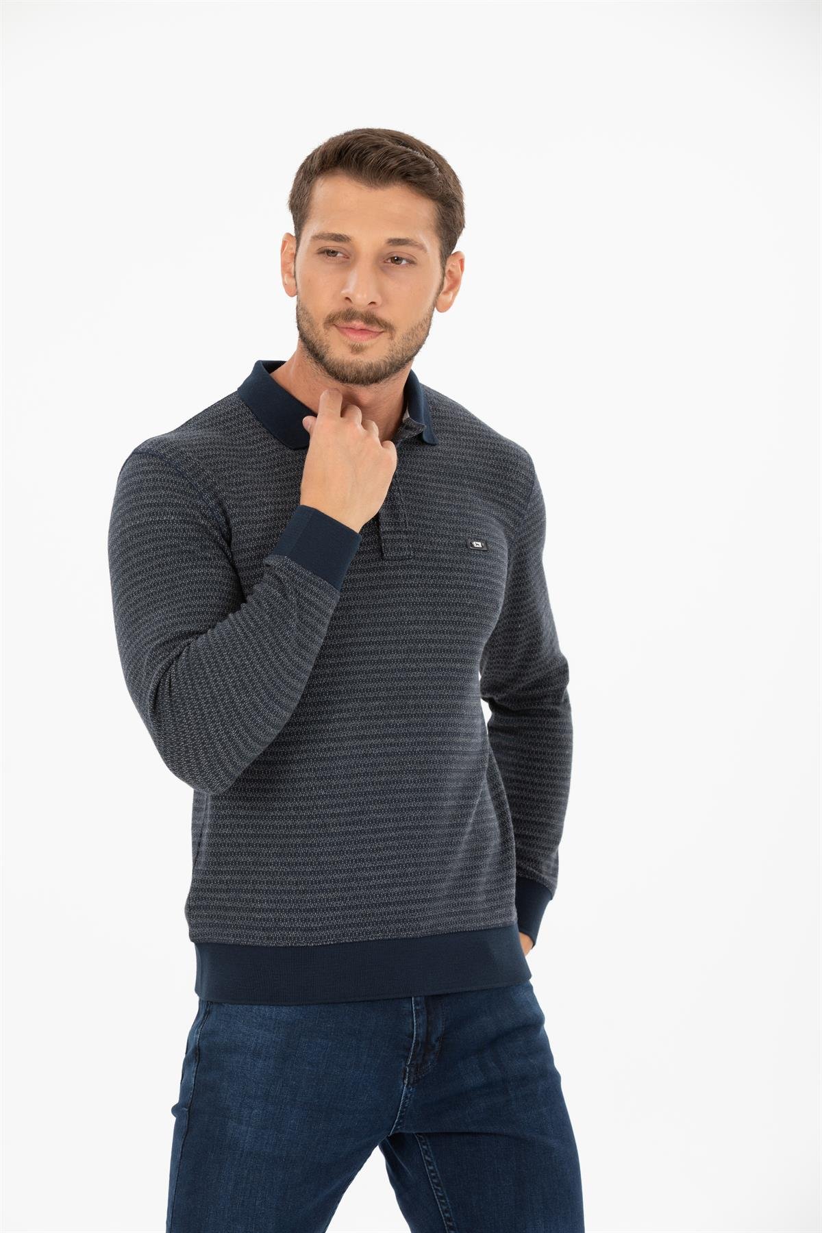 Polo Yaka Sweatshirt 