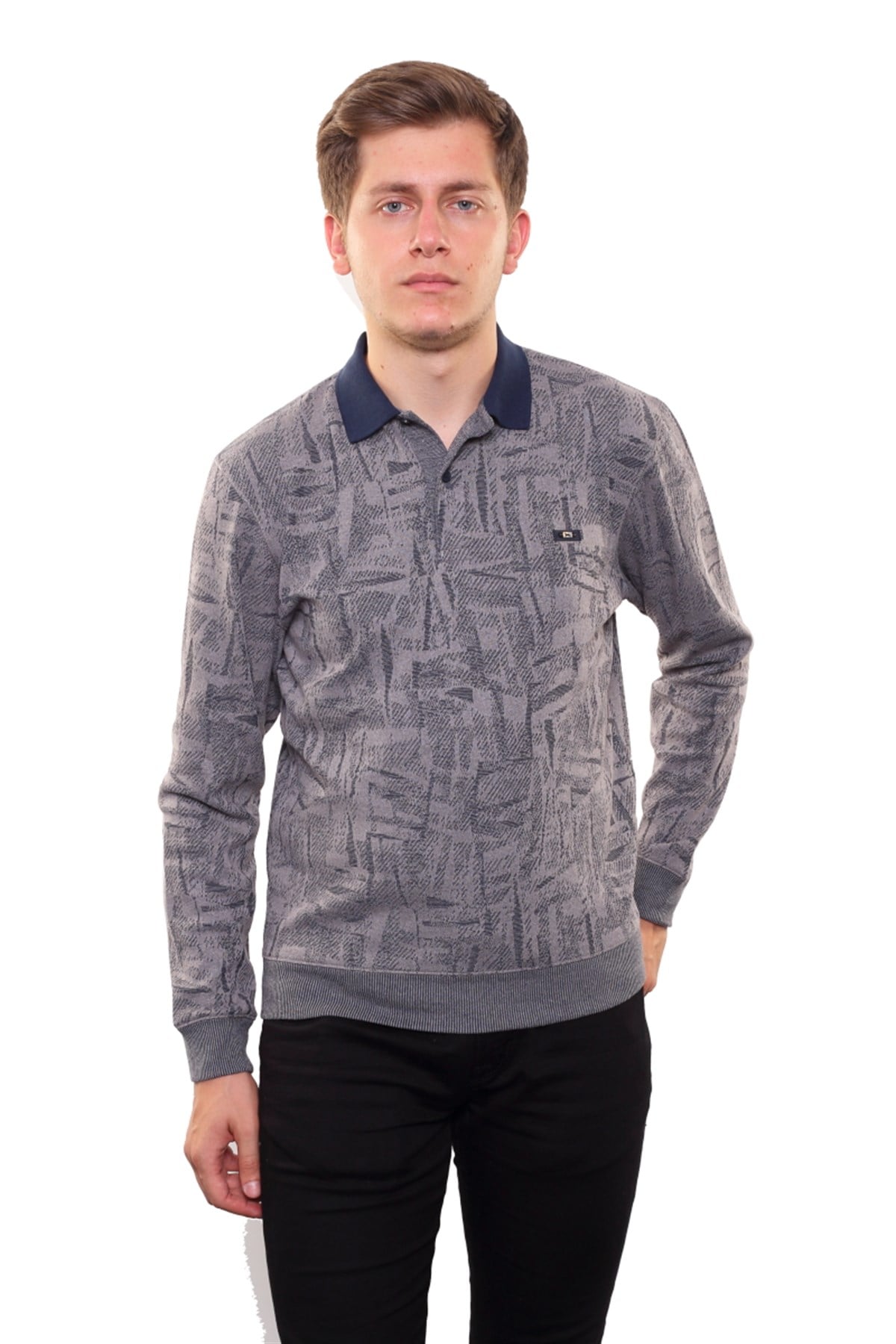 Polo Yaka Sweatshirt 