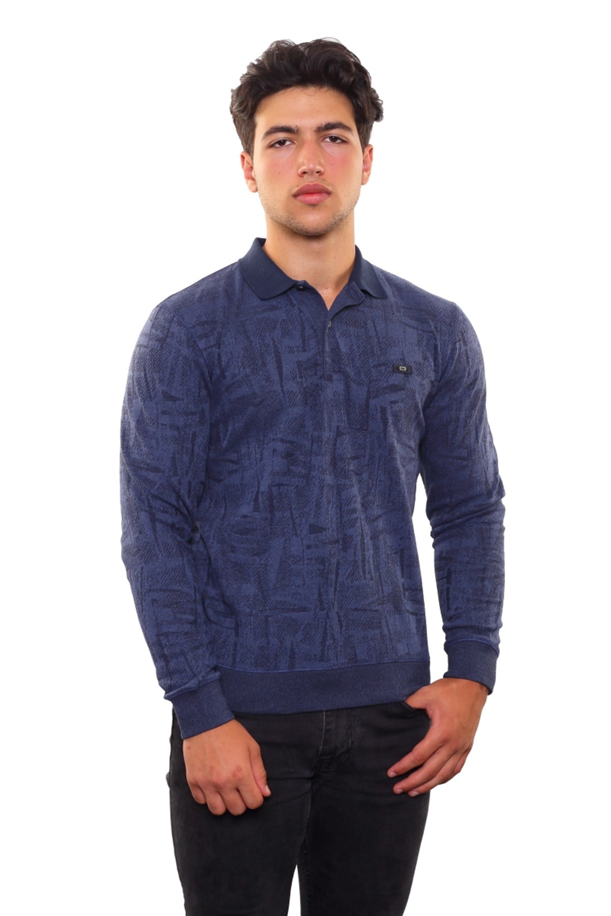 Polo Yaka Sweatshirt 