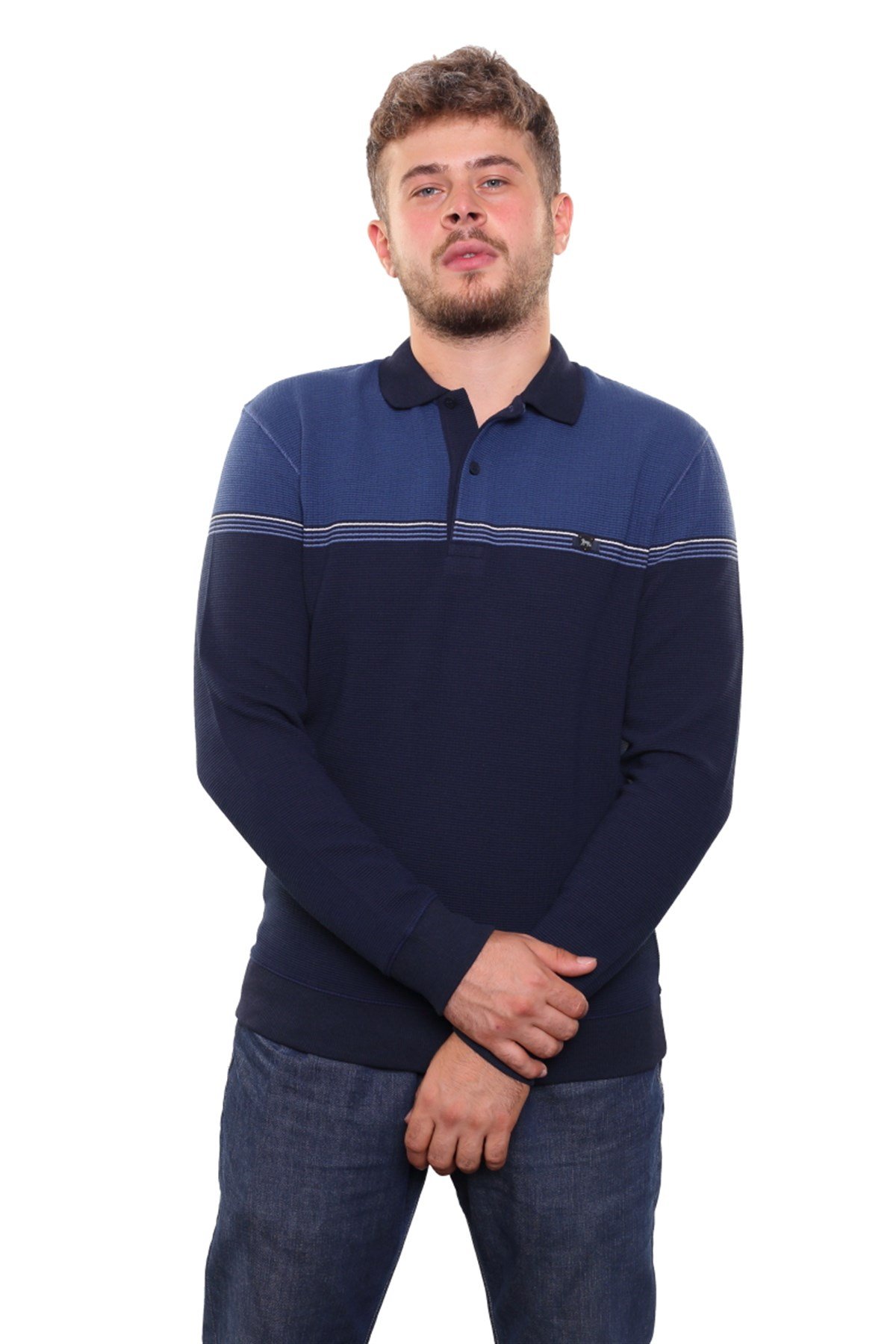 Polo Yaka Sweatshirt 