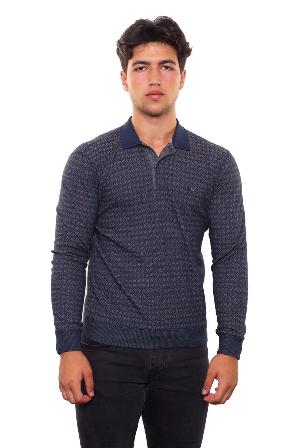 Polo Yaka Sweatshirt 