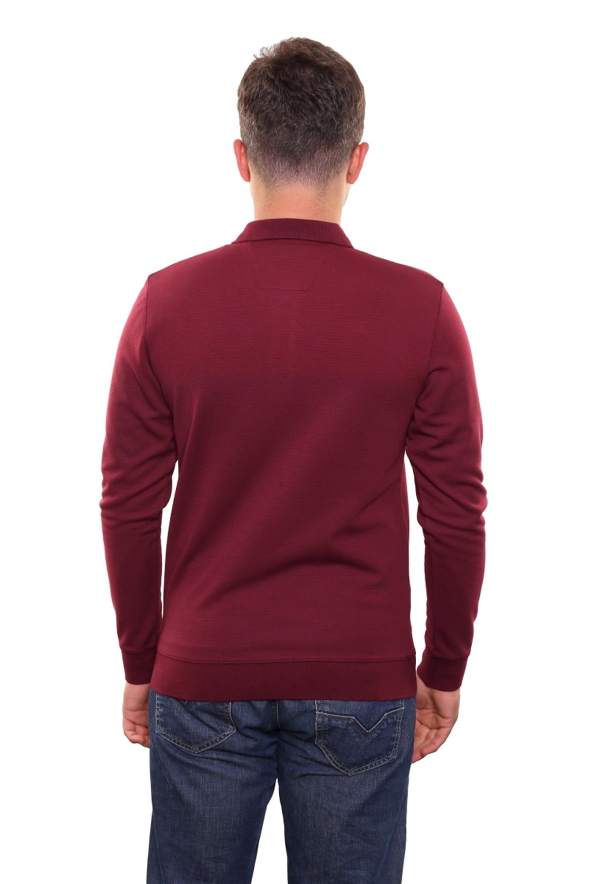 Polo Yaka Sweatshirt 