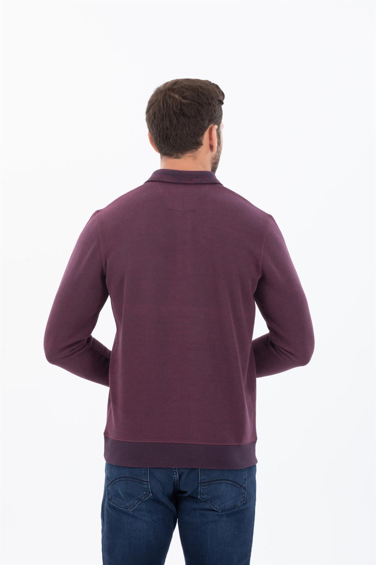 Polo Yaka Sweatshirt 