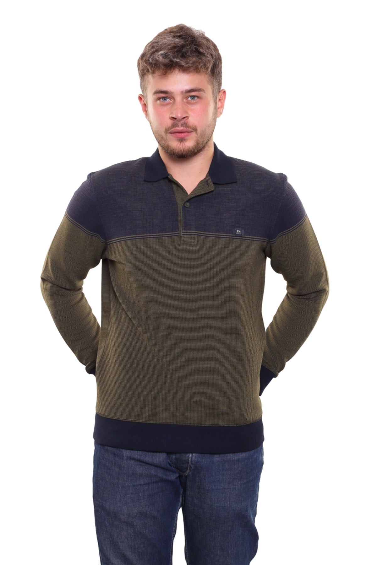 Polo Yaka Sweatshirt 