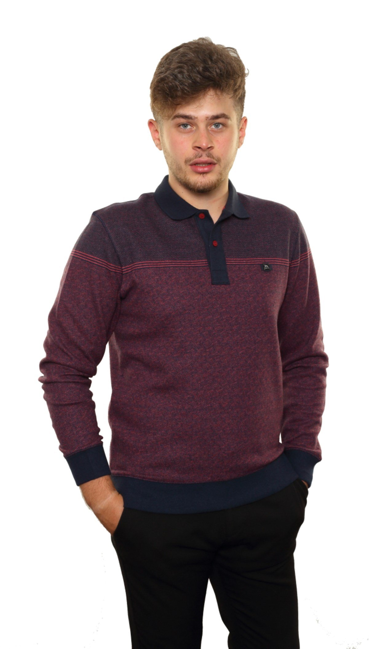 Polo Yaka Sweatshirt 