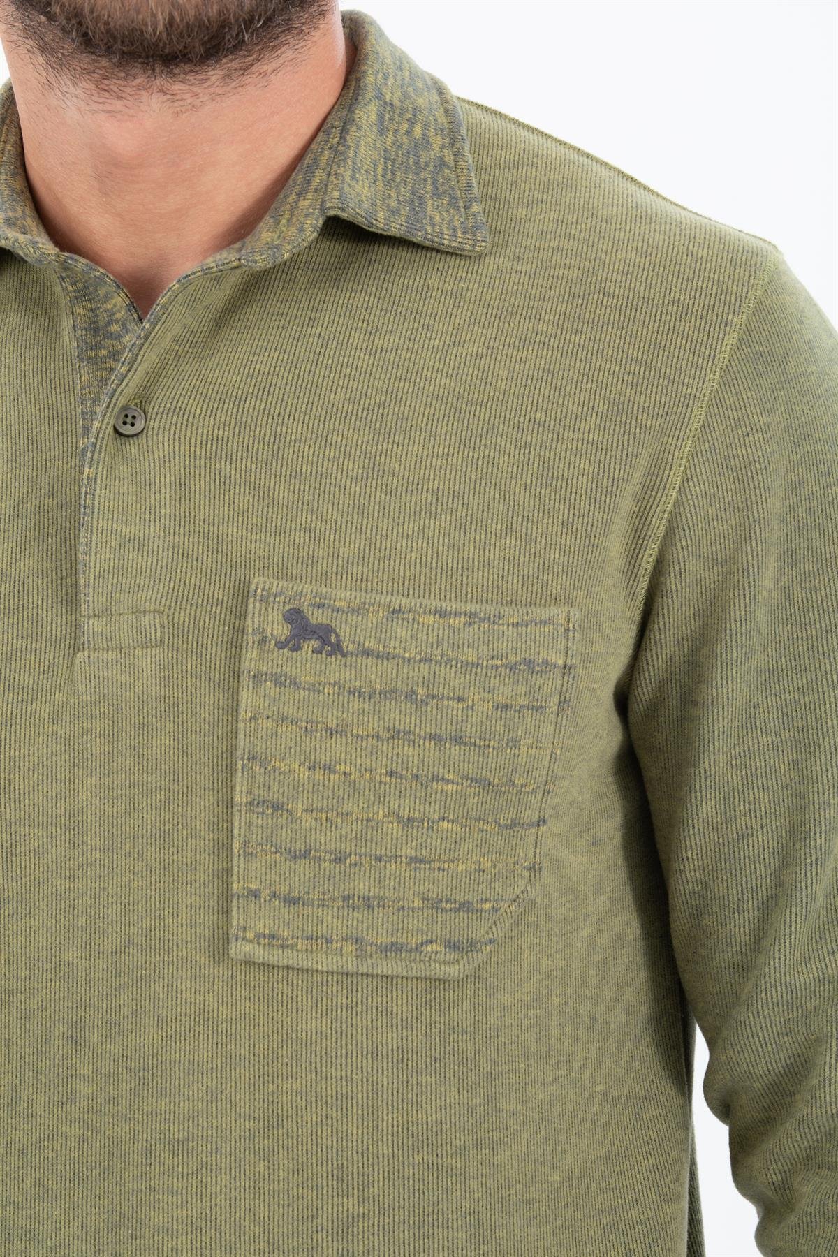 Polo Yaka Sweatshirt 