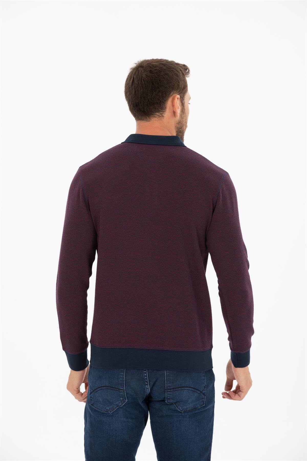 Polo Yaka Sweatshirt 
