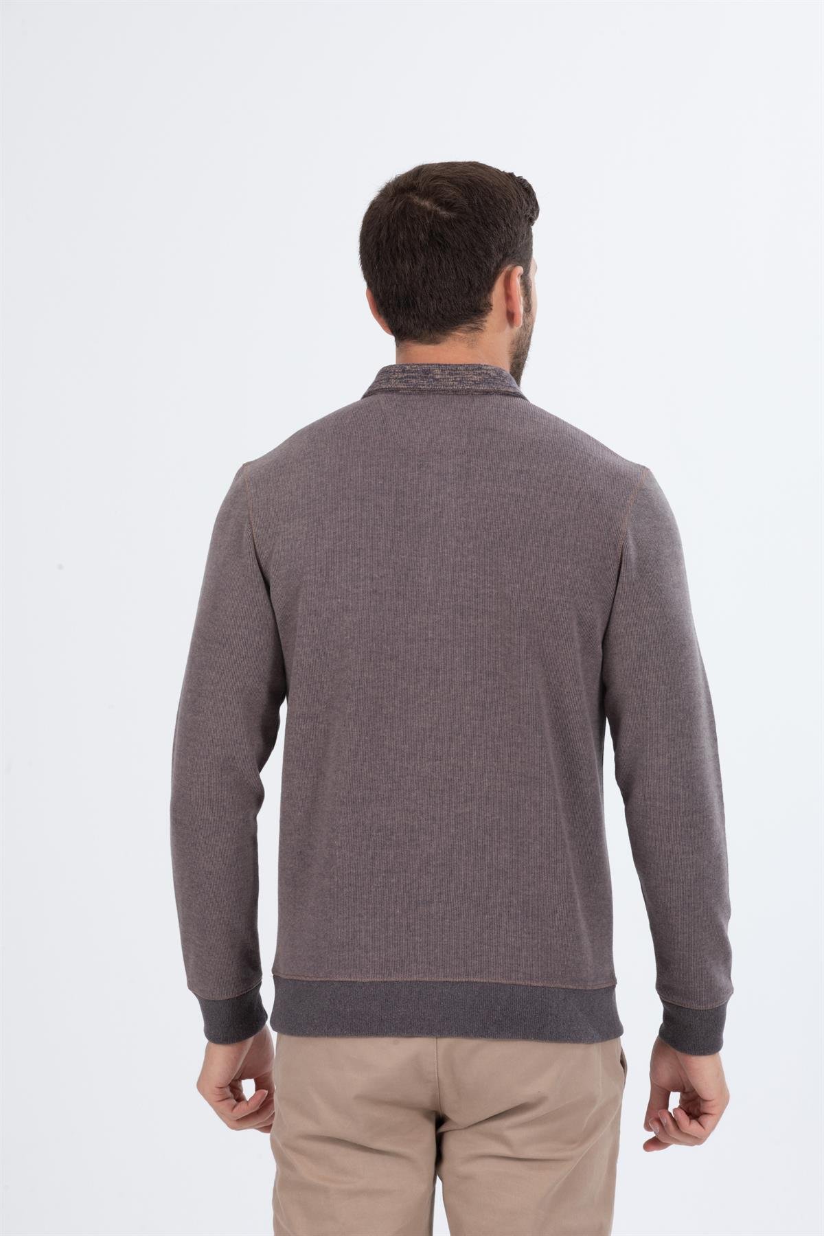 Polo Yaka Sweatshirt 