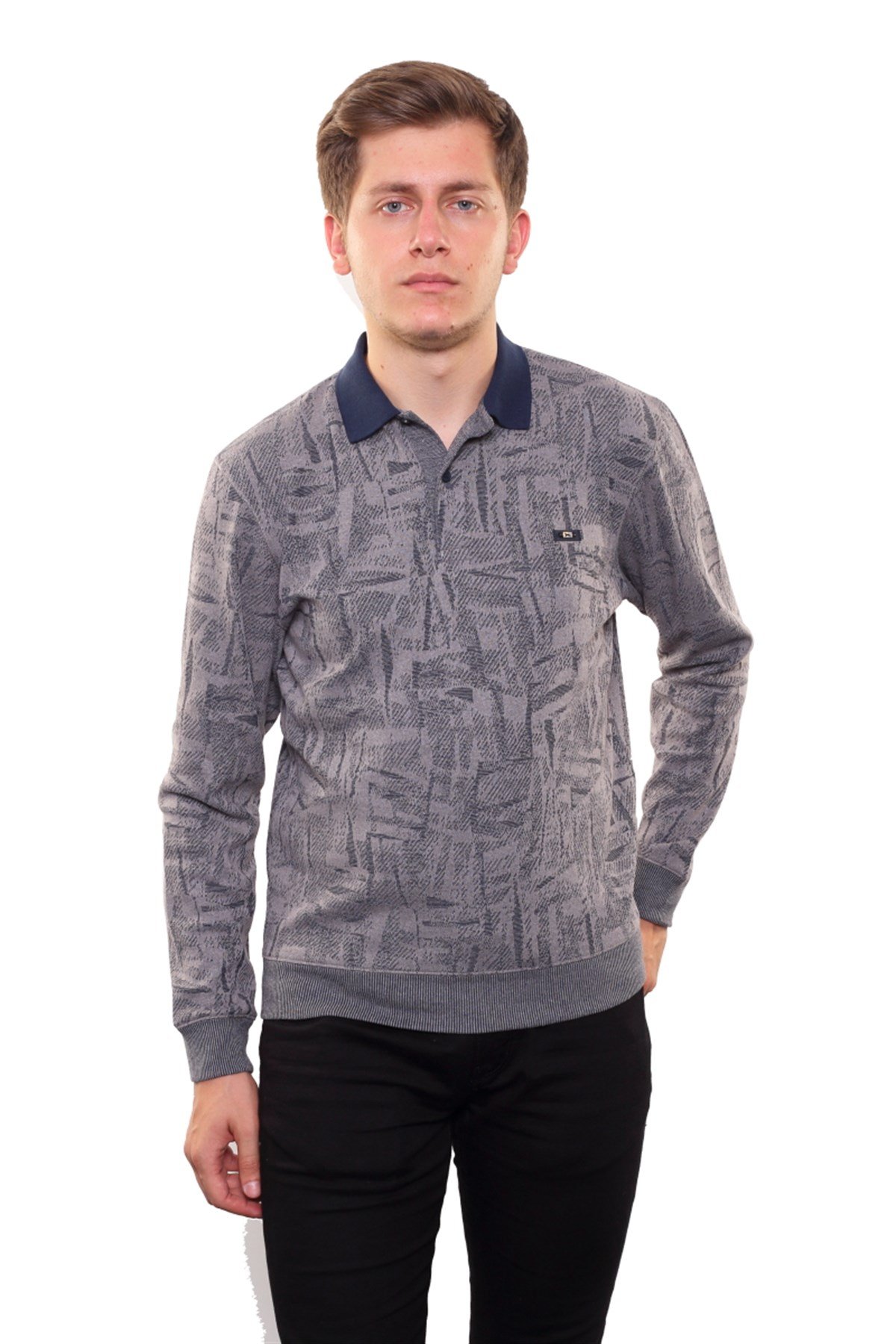Polo Yaka Sweatshirt 