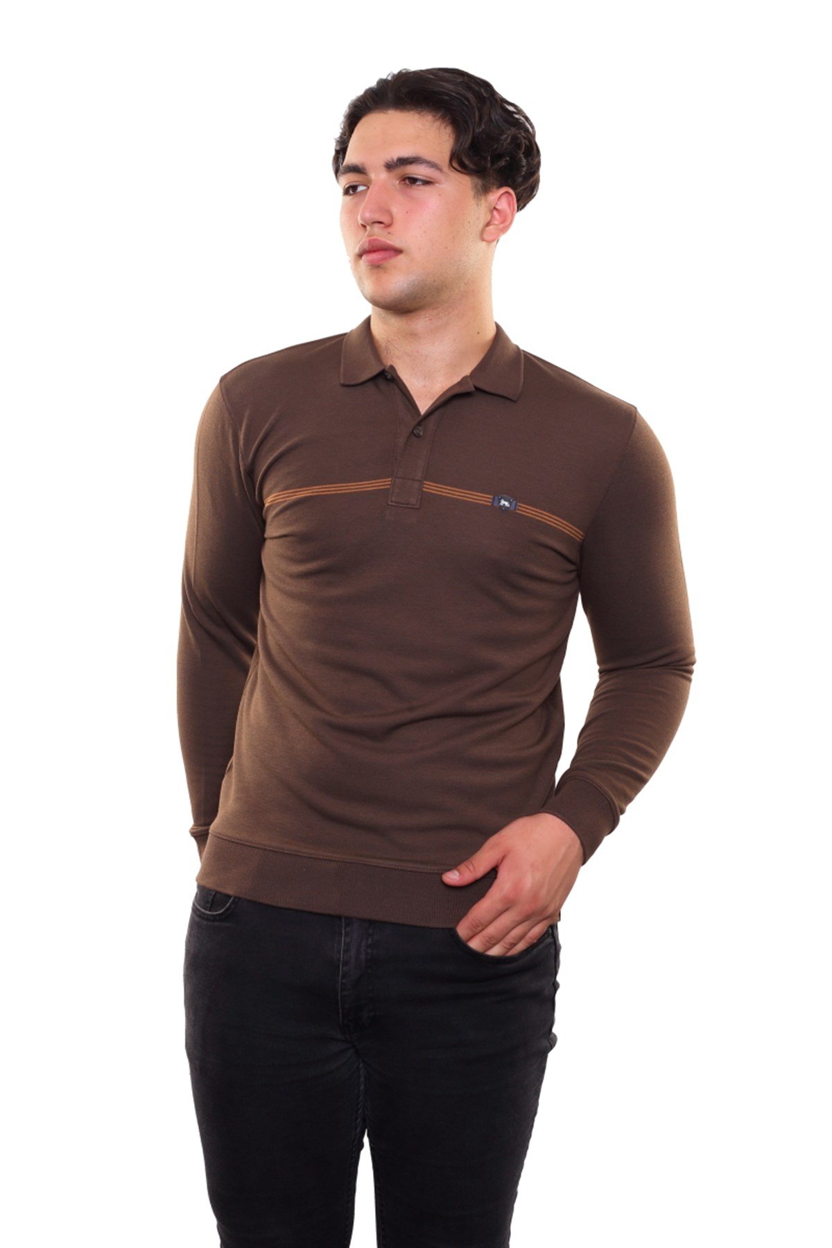 Polo Yaka Sweatshirt 