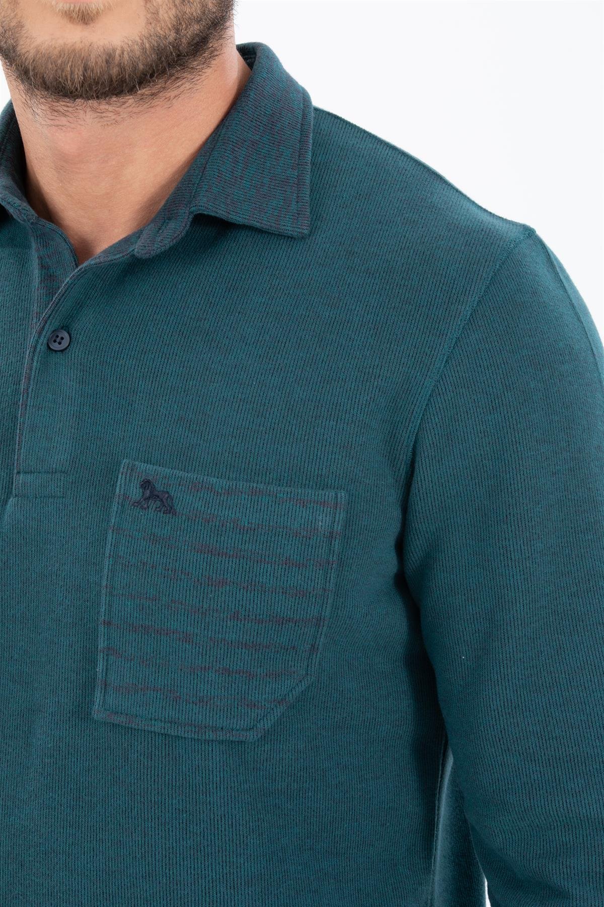 Polo Yaka Sweatshirt 