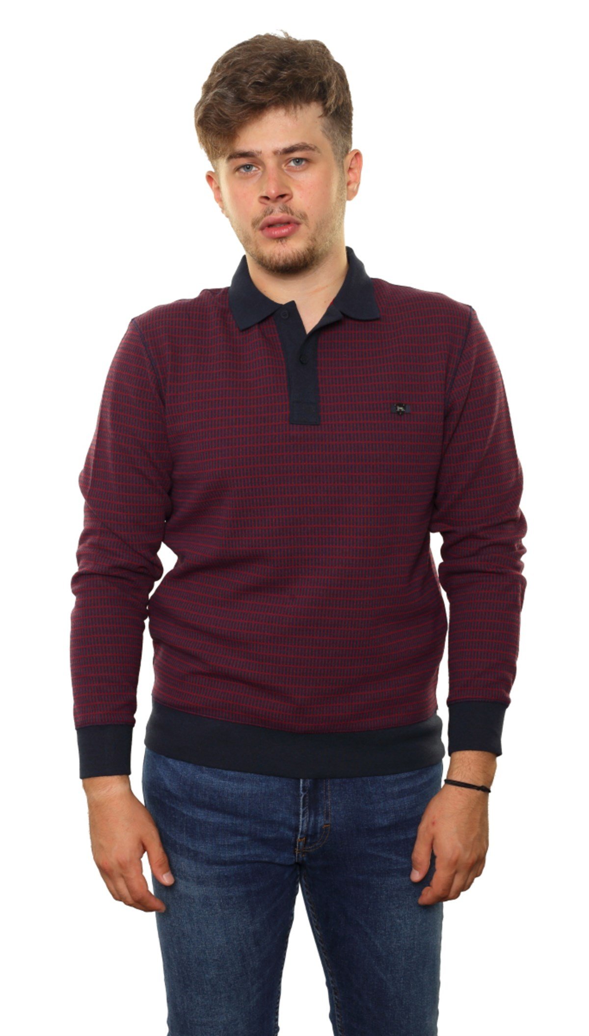 Polo Yaka Sweatshirt 