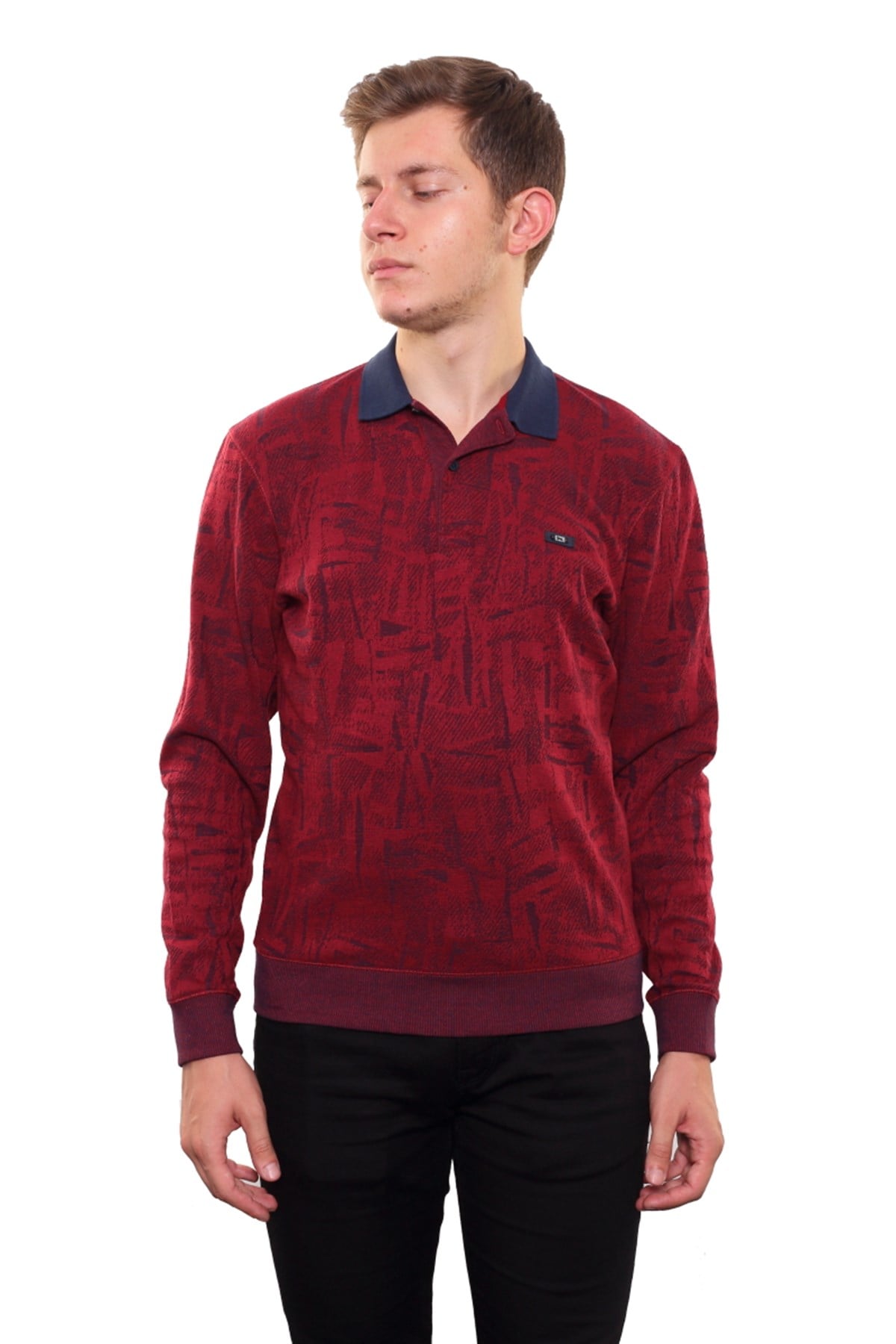 Polo Yaka Sweatshirt 