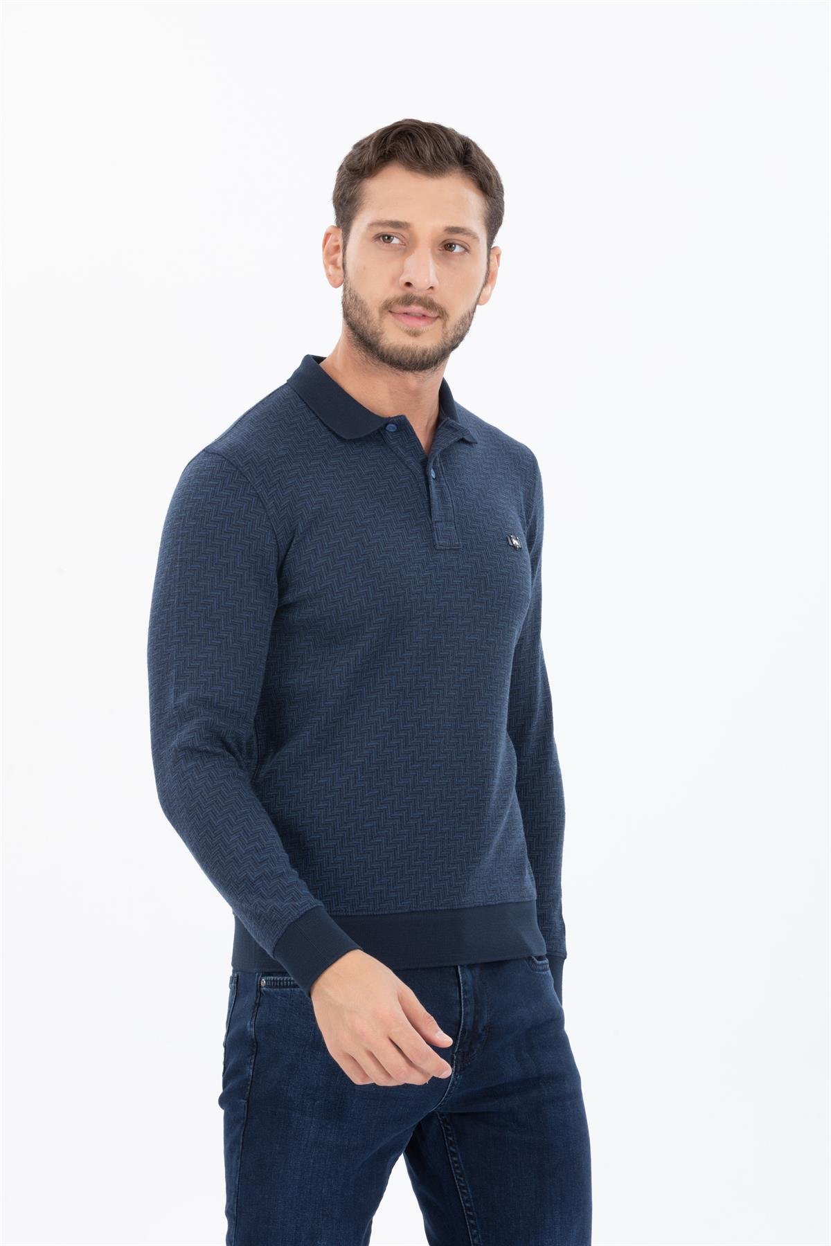 Polo Yaka Sweatshirt 