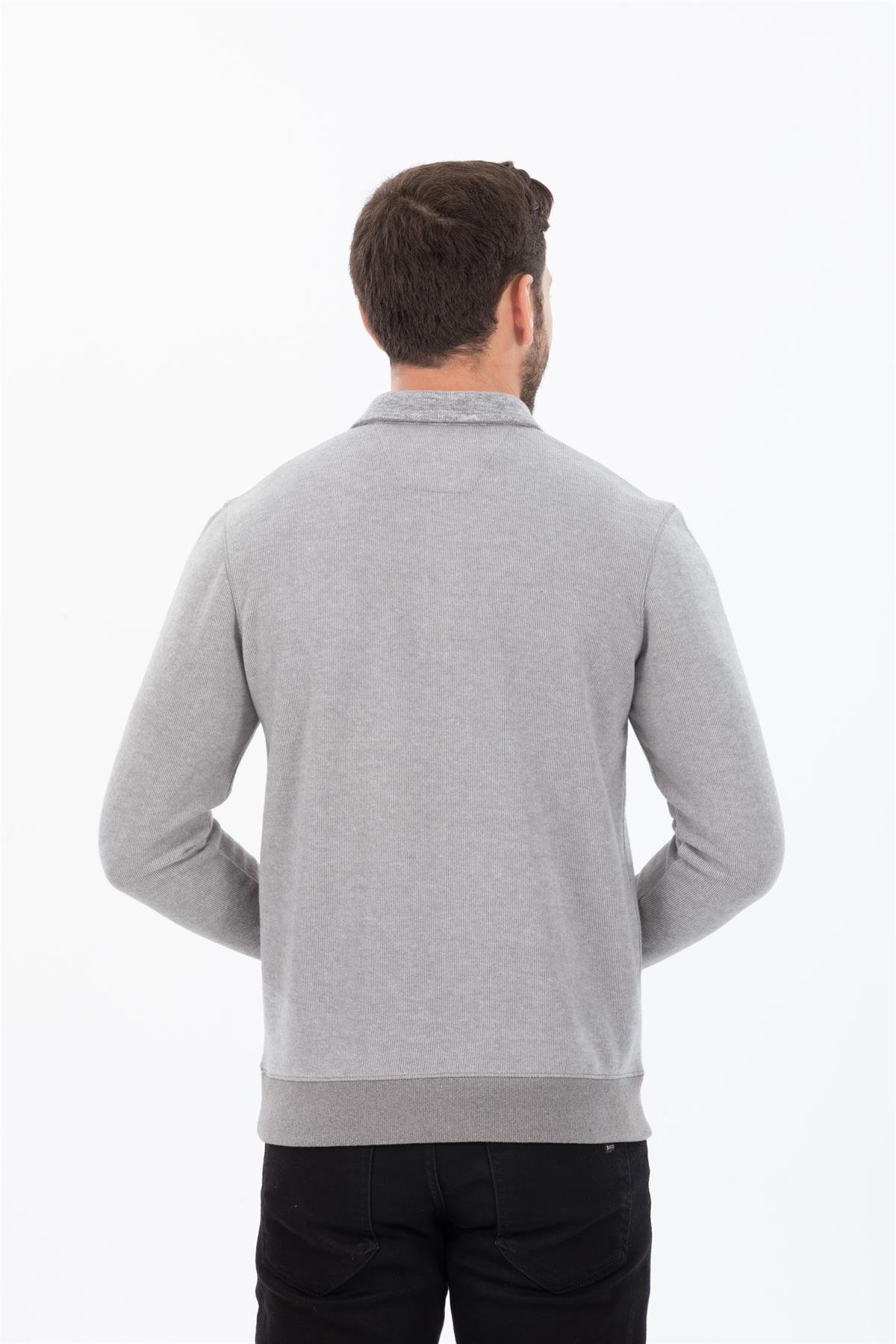 Polo Yaka Sweatshirt 
