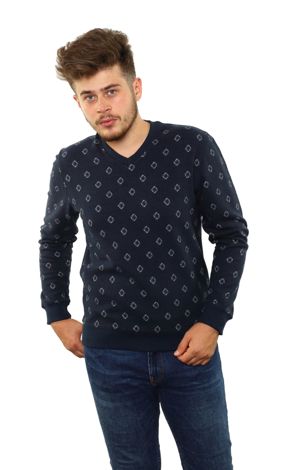 V Yaka Sweatshirt 